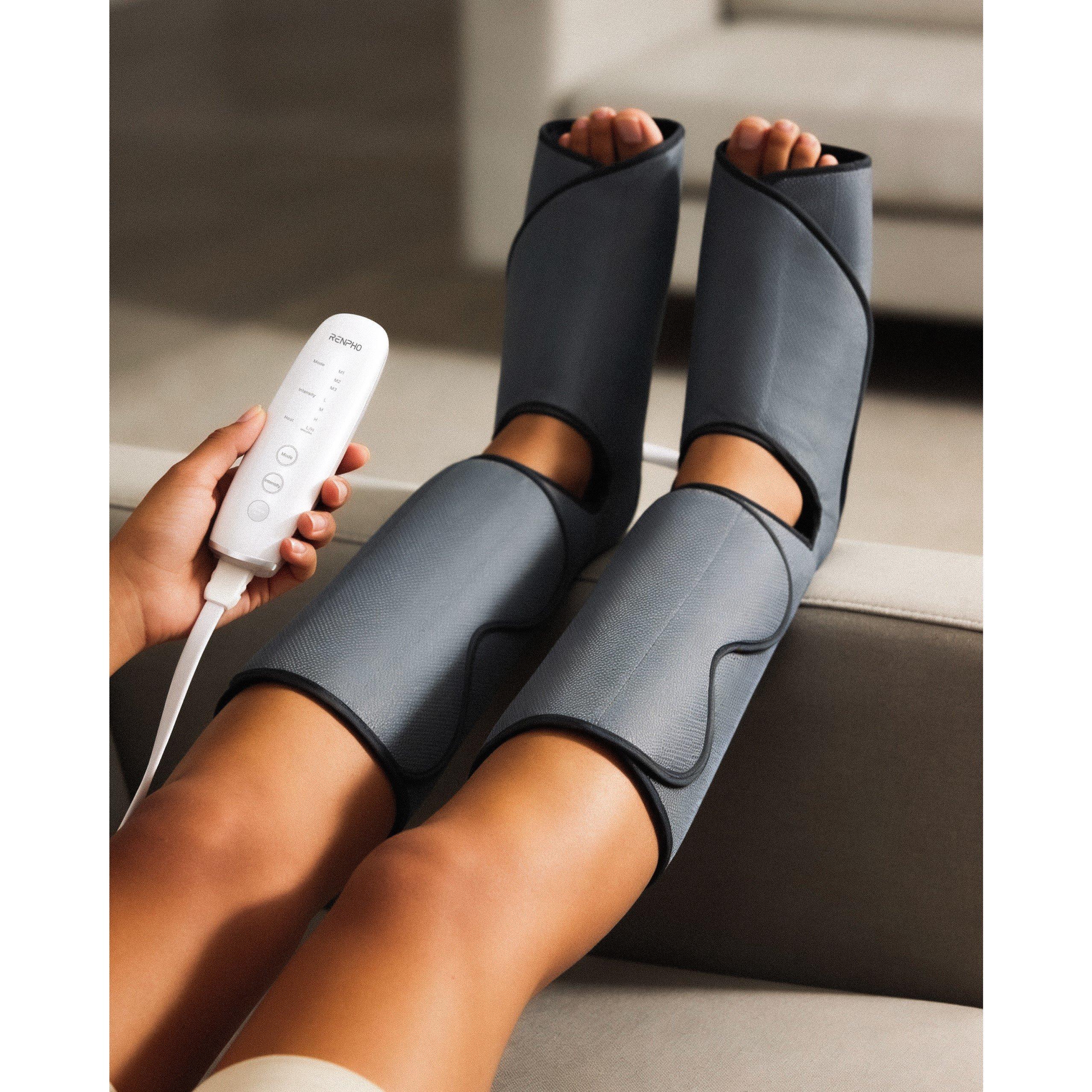 Grey - Renpho - Thermal Calf & Foot Air Recovery with Heat - 7
