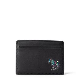 PS Paul Smith Men's Zebra Leather Card Holder