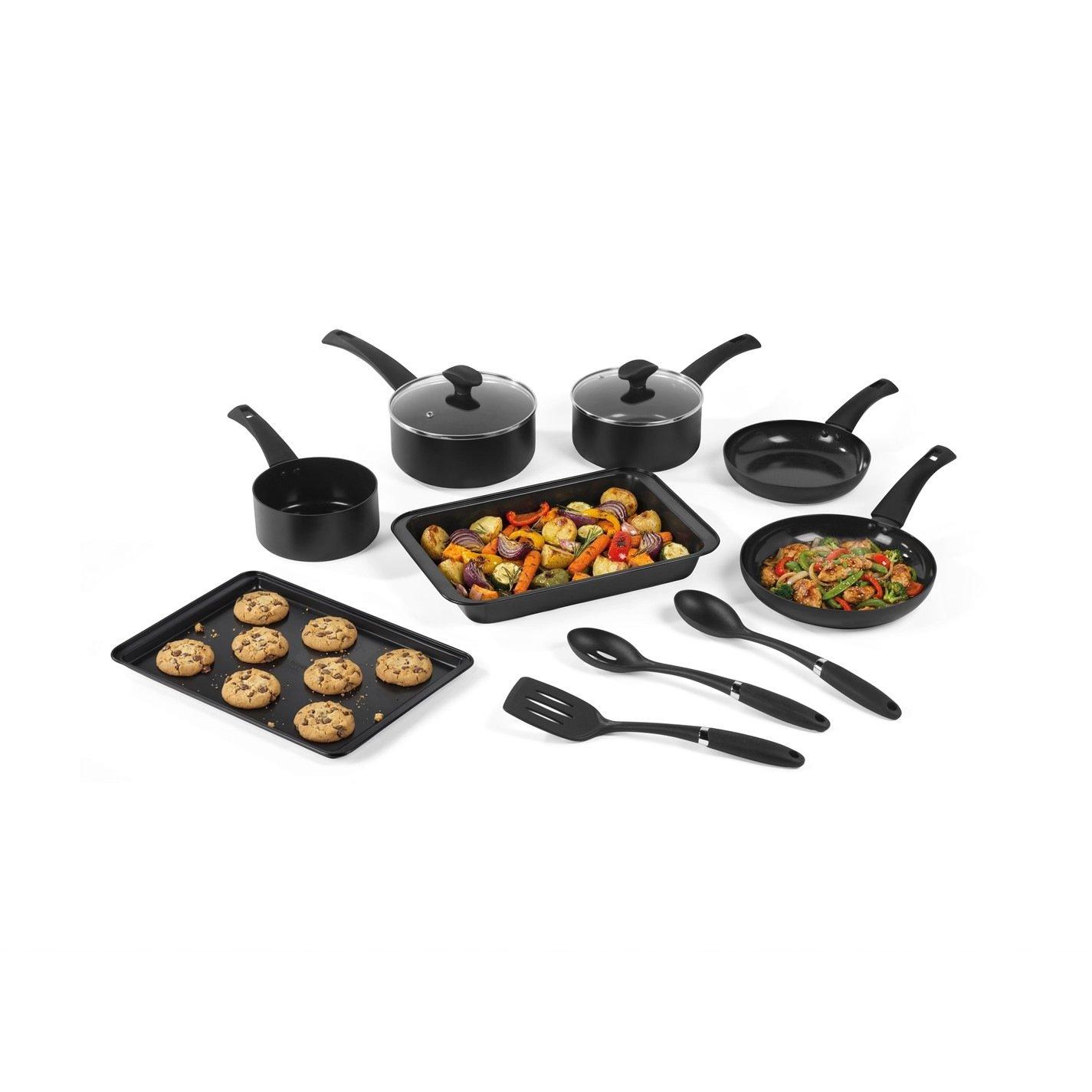 Black - Russell Hobbs - 10 Piece Saucepan Set - 2