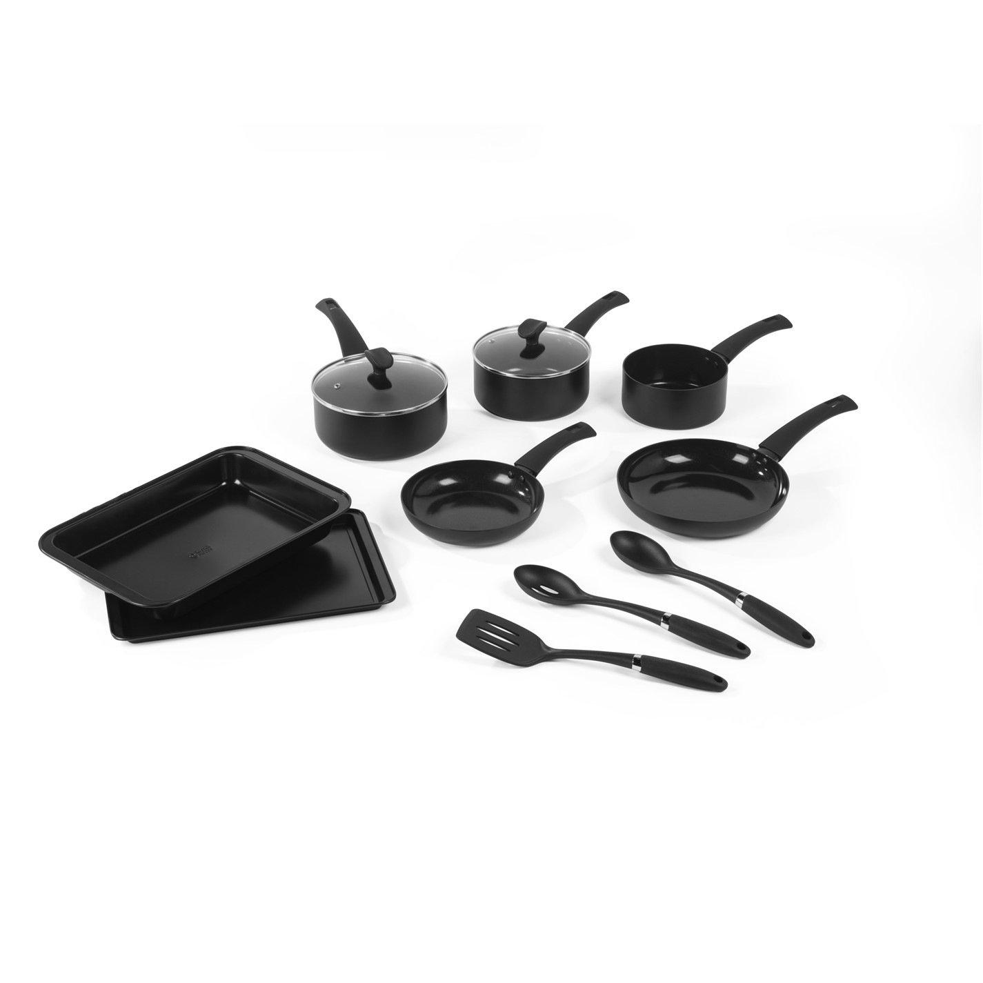 Black - Russell Hobbs - 10 Piece Saucepan Set - 3