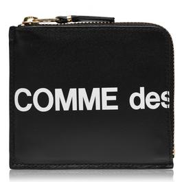 Comme des Garcons Wallet Zip Logo Wallet