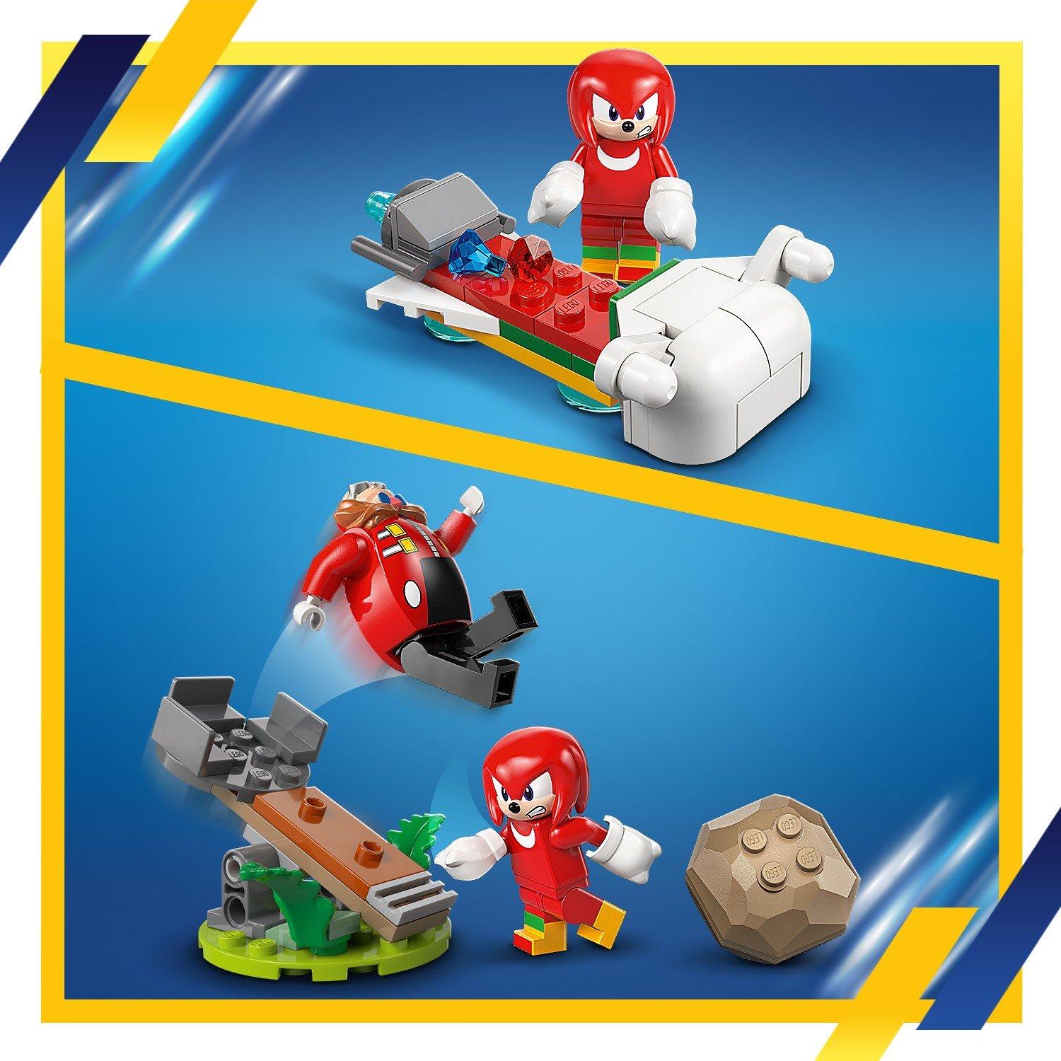 Knckles & Eggmn - LEGO - LEGO® Sonic the Hedgehog™ 77005 Knuckles vs. Dr. Eggman Egg Crusher Mech Toy Set - 11