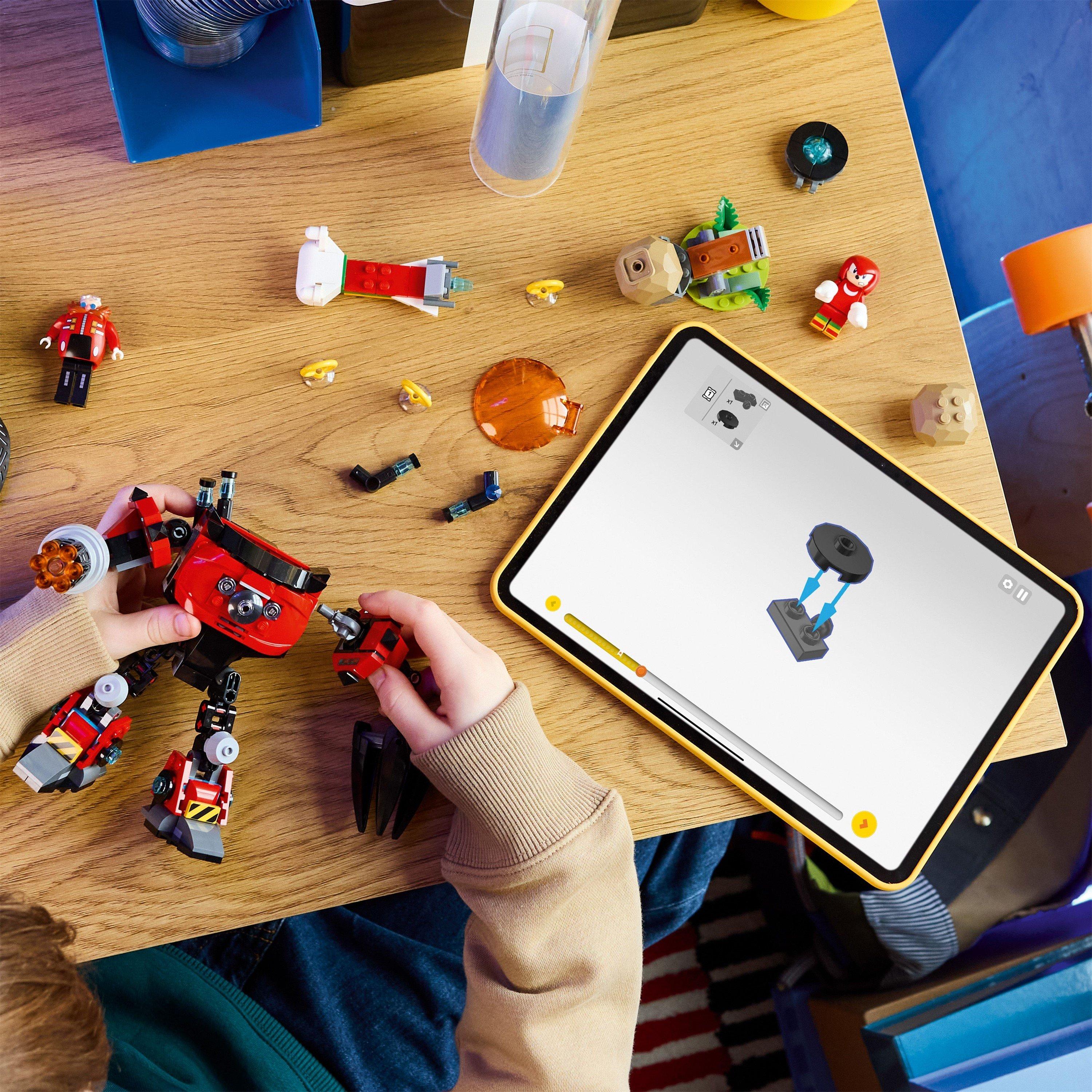 Knckles & Eggmn - LEGO - LEGO® Sonic the Hedgehog™ 77005 Knuckles vs. Dr. Eggman Egg Crusher Mech Toy Set - 3