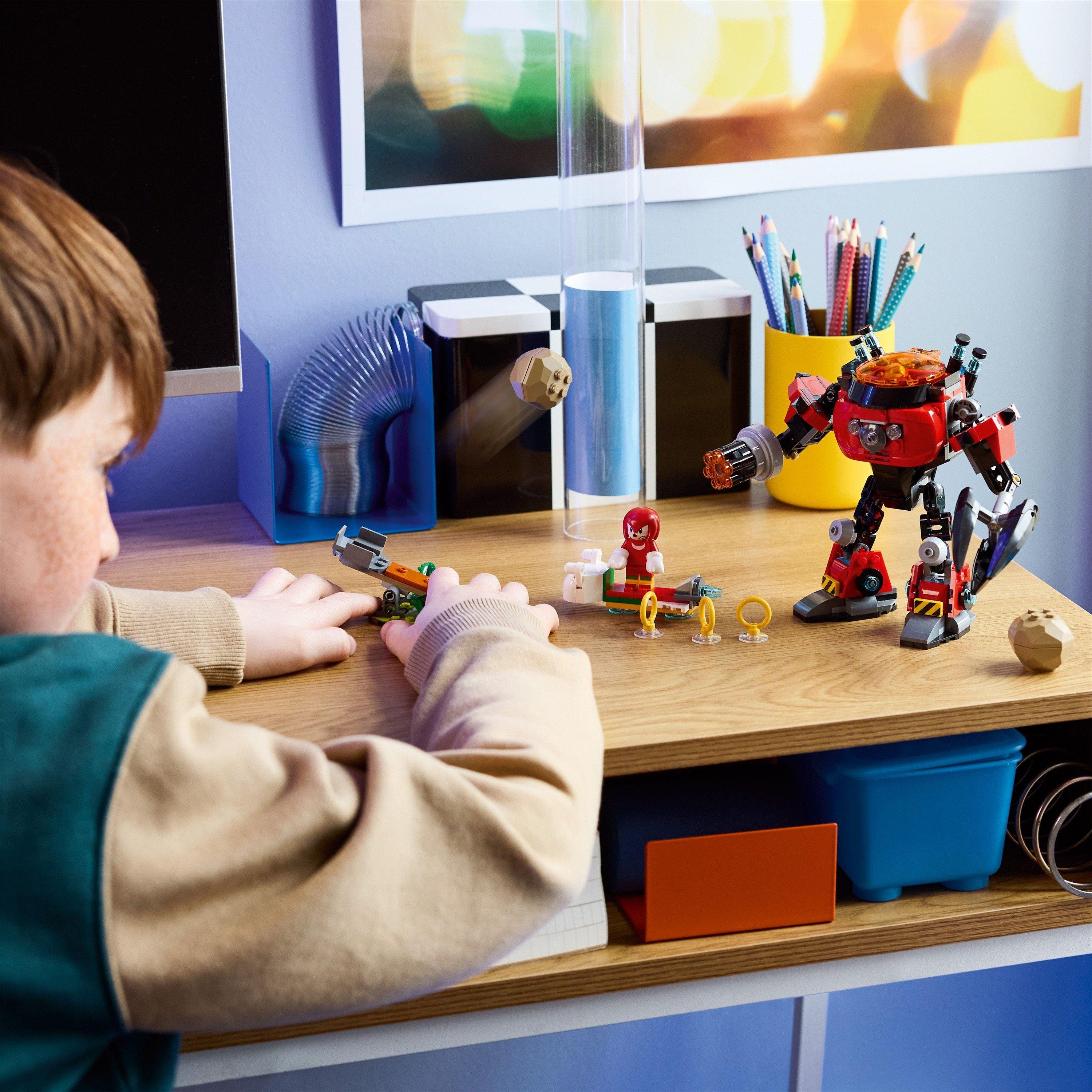 Knckles & Eggmn - LEGO - LEGO® Sonic the Hedgehog™ 77005 Knuckles vs. Dr. Eggman Egg Crusher Mech Toy Set - 4