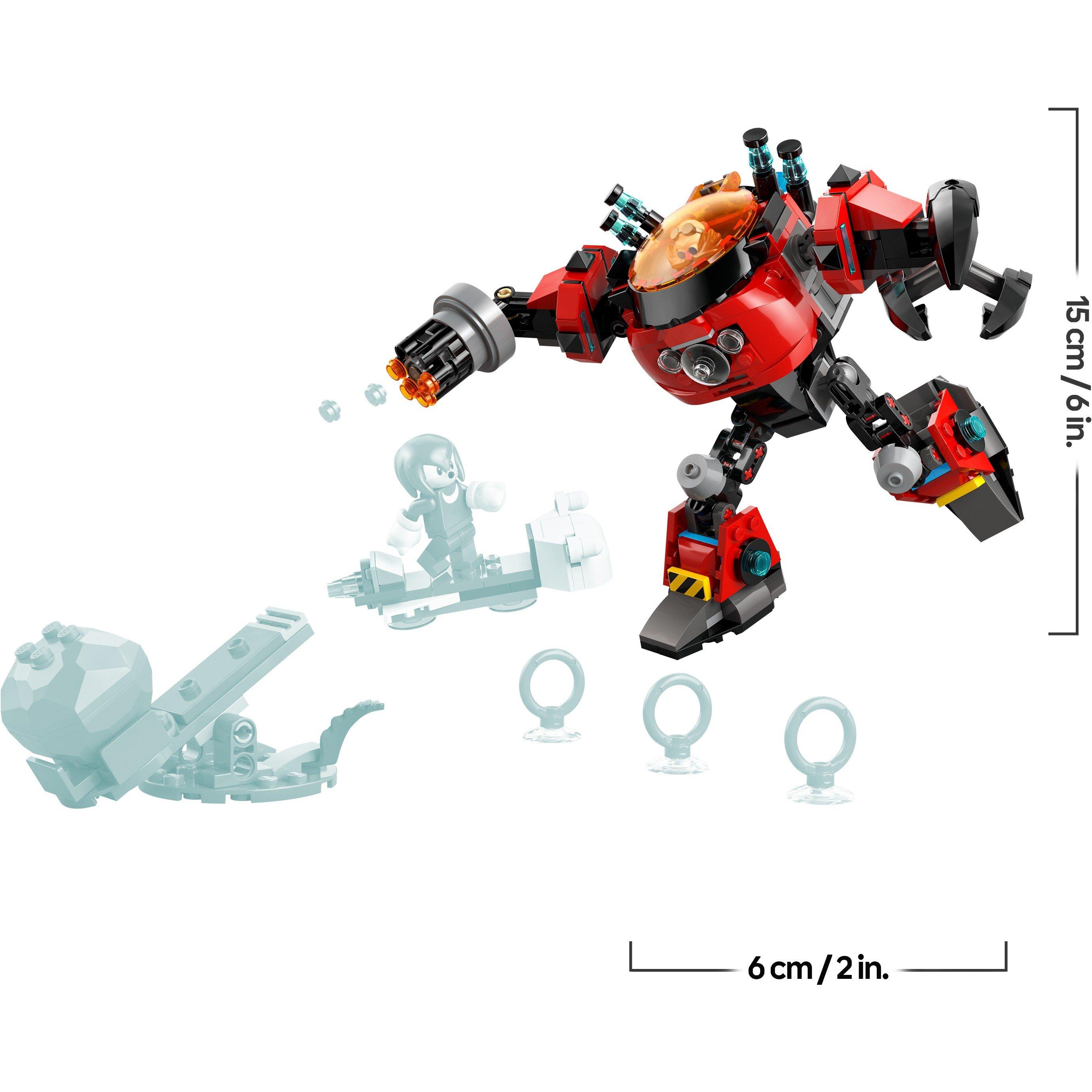 Knckles & Eggmn - LEGO - LEGO® Sonic the Hedgehog™ 77005 Knuckles vs. Dr. Eggman Egg Crusher Mech Toy Set - 8
