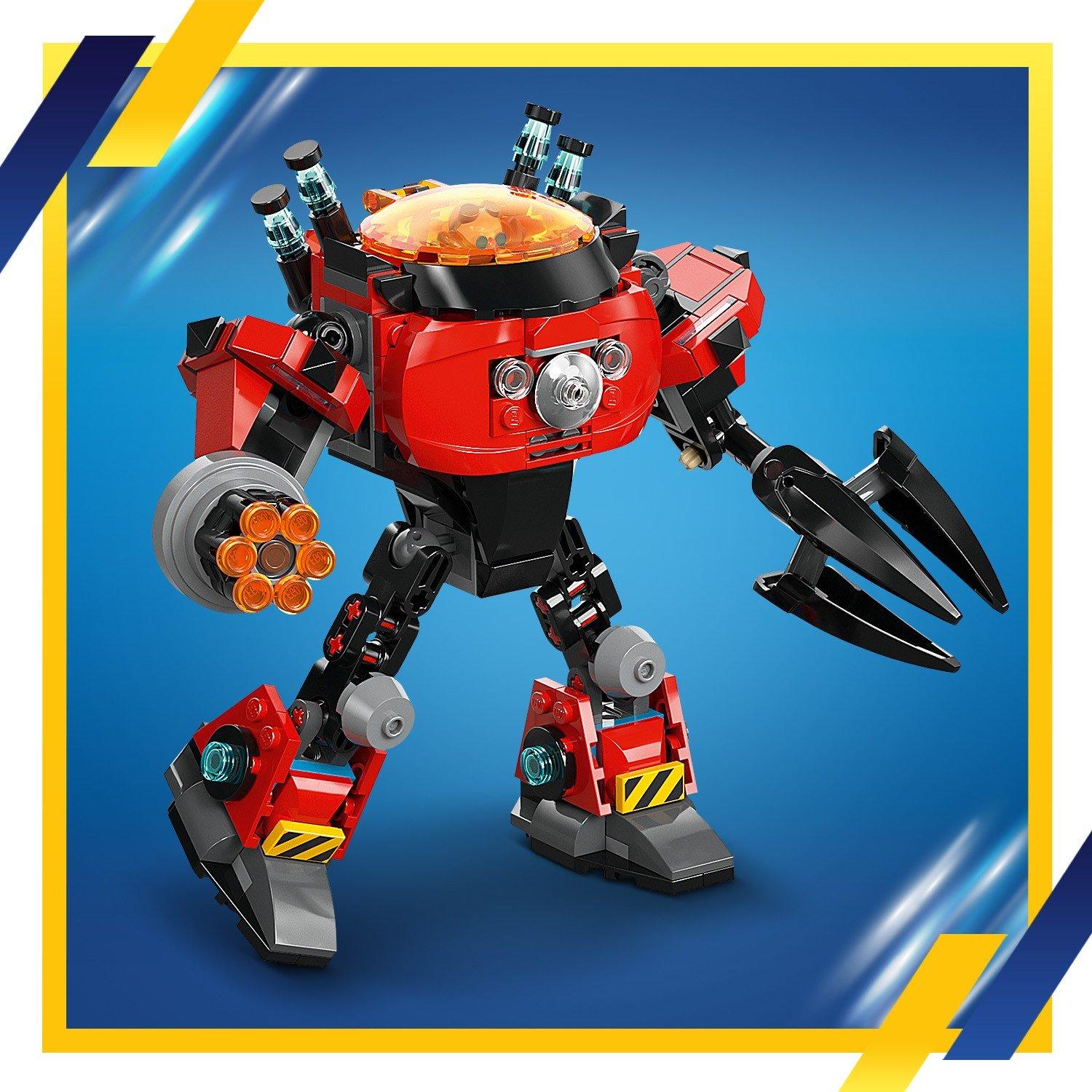 Knckles & Eggmn - LEGO - LEGO® Sonic the Hedgehog™ 77005 Knuckles vs. Dr. Eggman Egg Crusher Mech Toy Set - 10