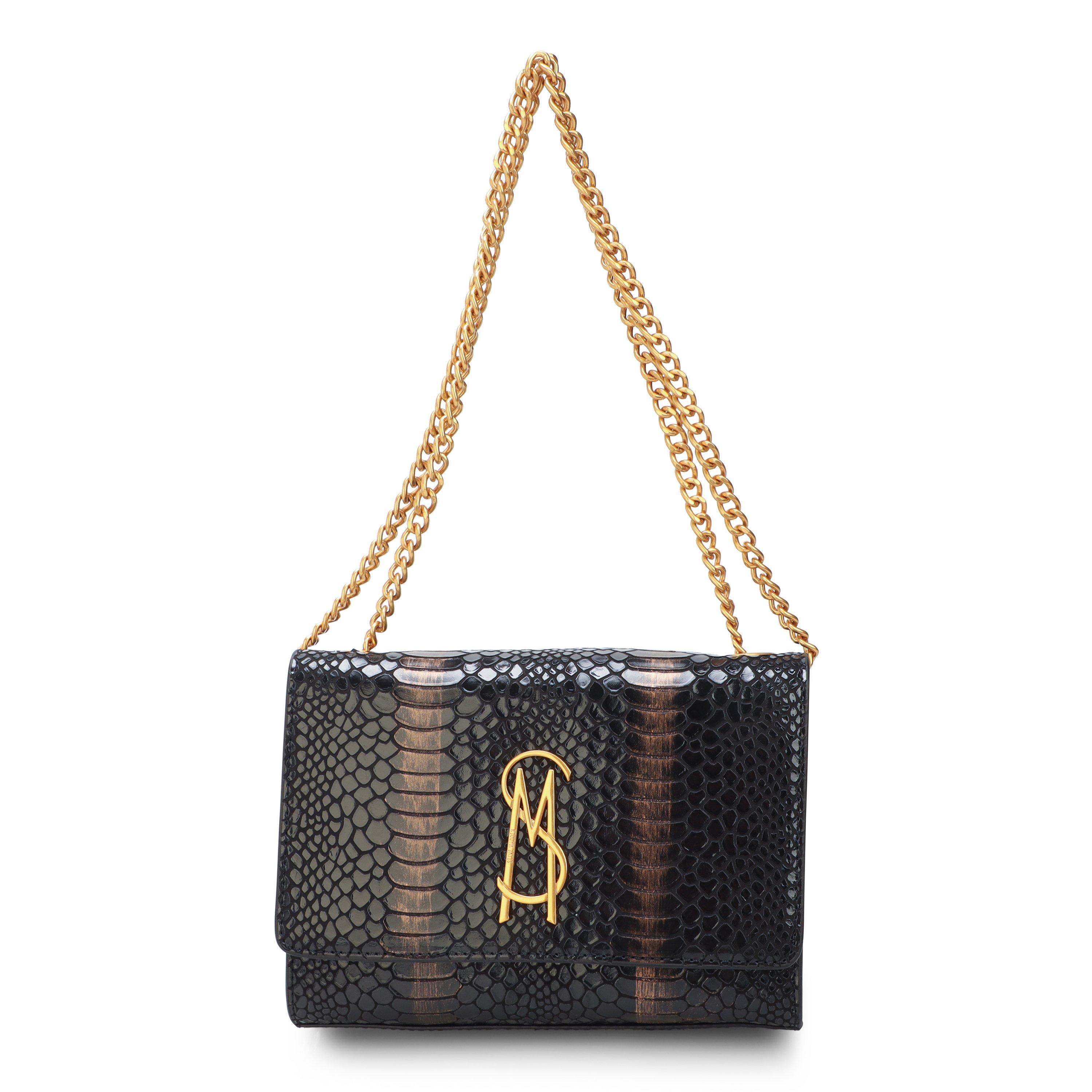 Black/Gold - Steve Madden - Madden Bramon-S Bag Ld99 - 1
