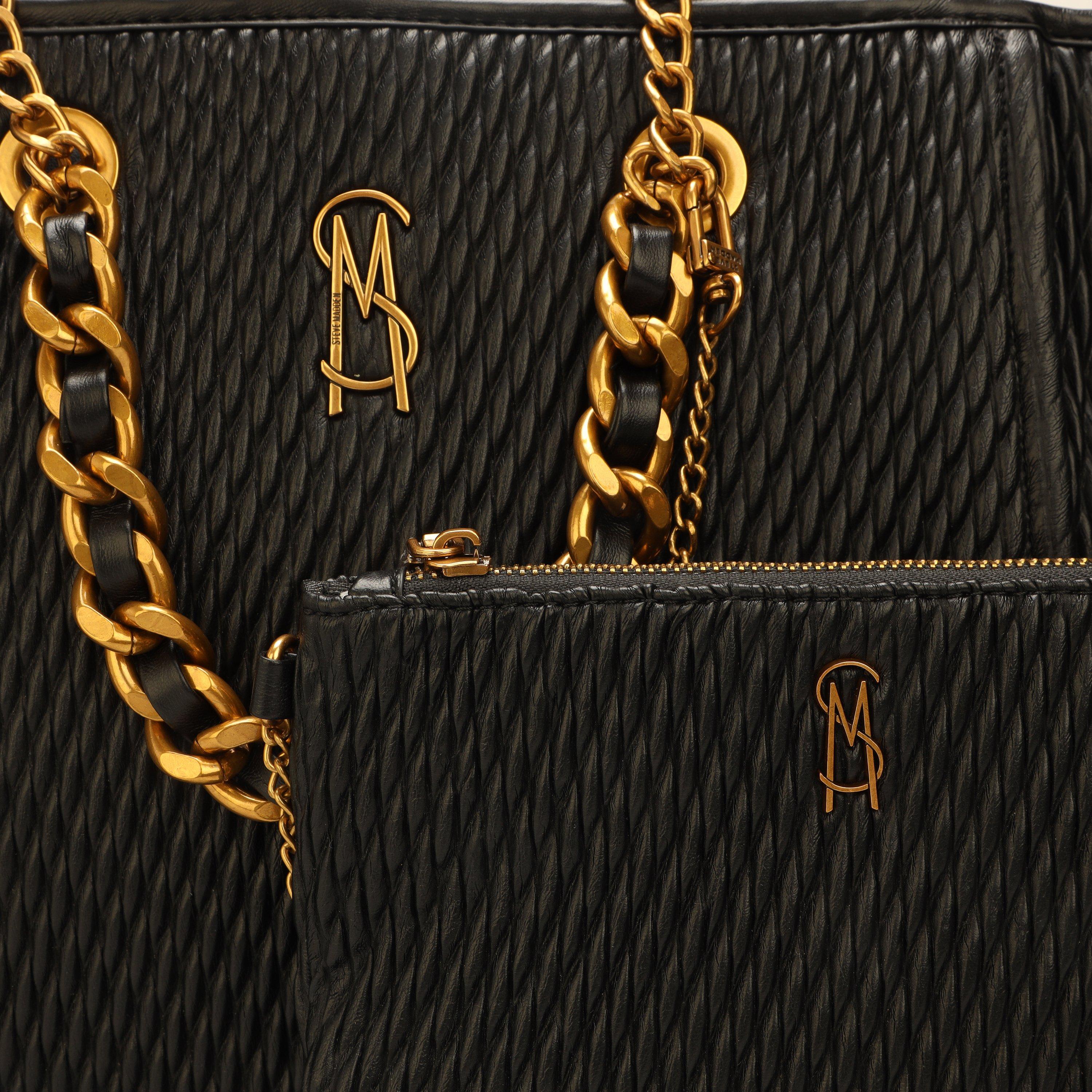 Zwart - Steve Madden - Madden Bkattt-M Bag Ld99 - 4