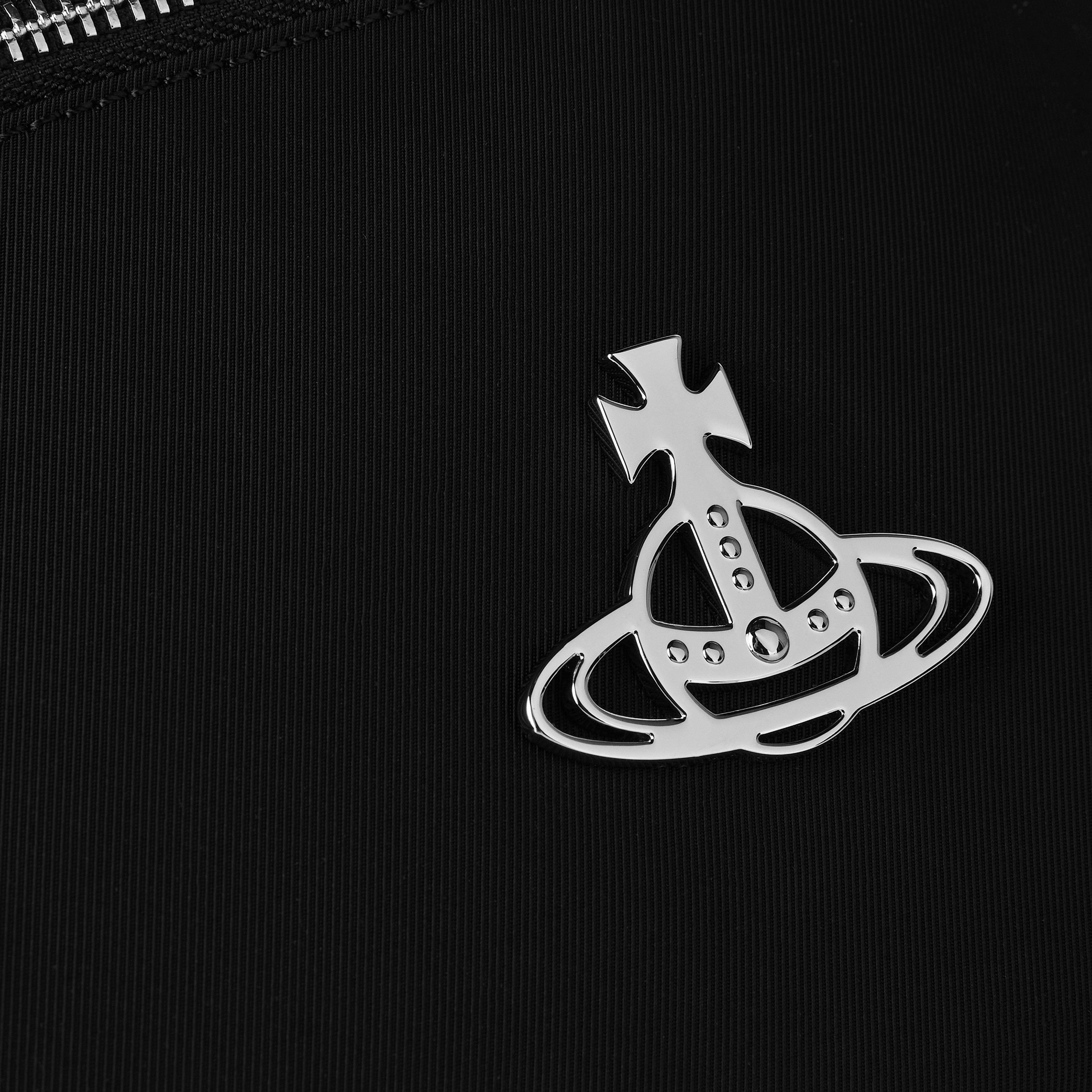 Black - Vivienne Westwood - Men's Logo Cotton Tape Bum Bag - 7