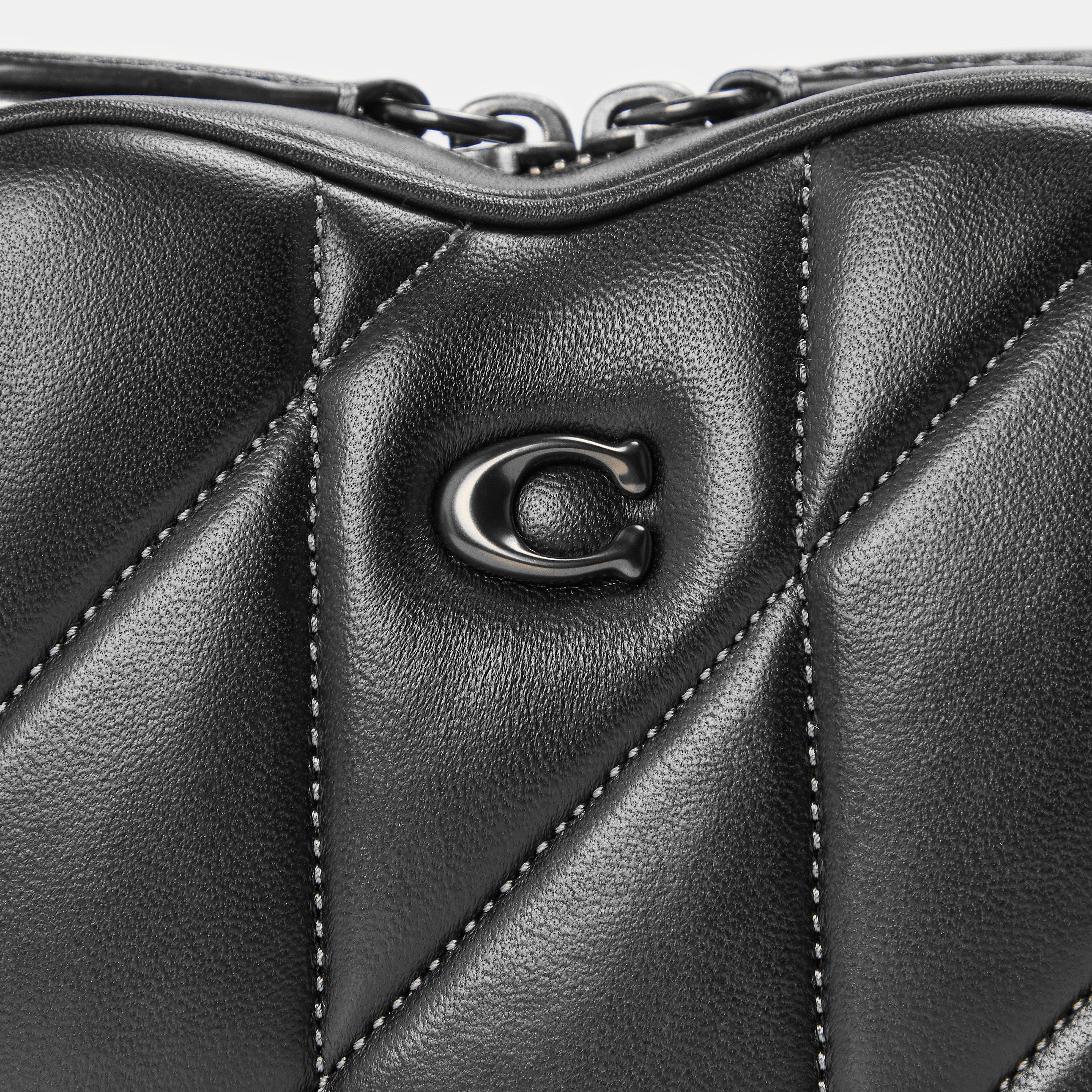 Black - Coach - Heart Crossbody Bag - 4