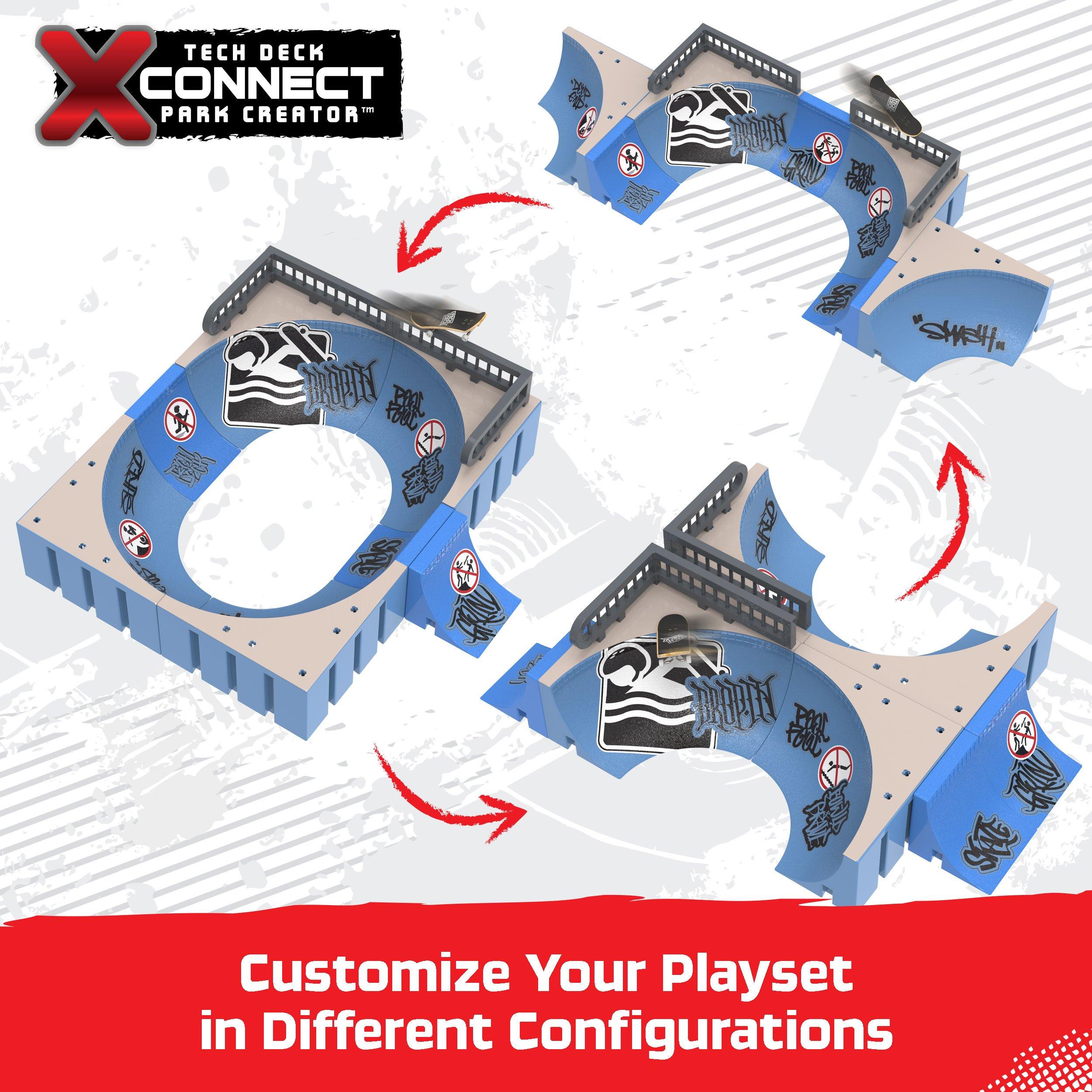 Multi - Tech Deck - X Connect Daewon Mega Bowl Fingerboard Set - 4