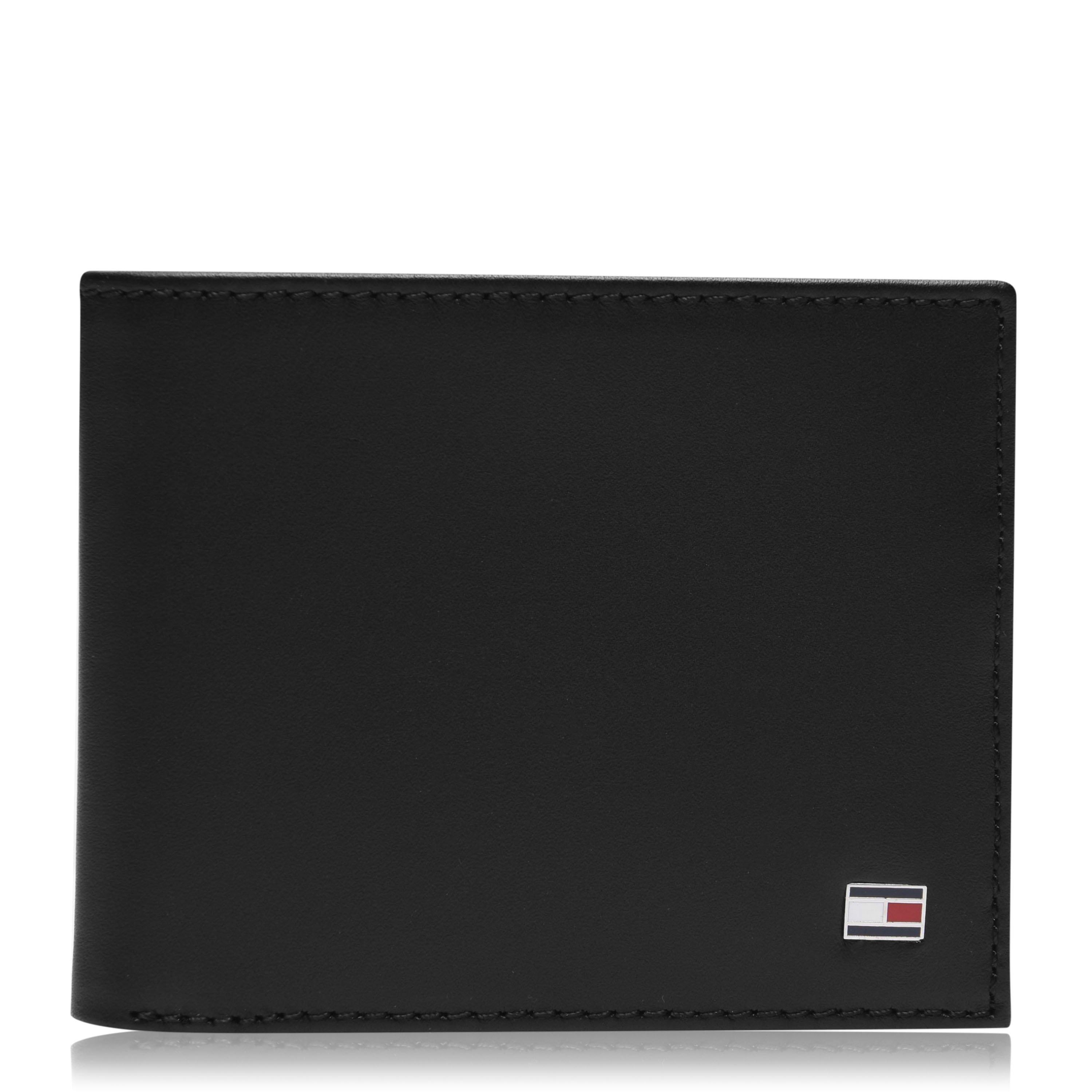 Schwarz - Tommy Hilfiger - Eton Bifold Leather Wallet - 1