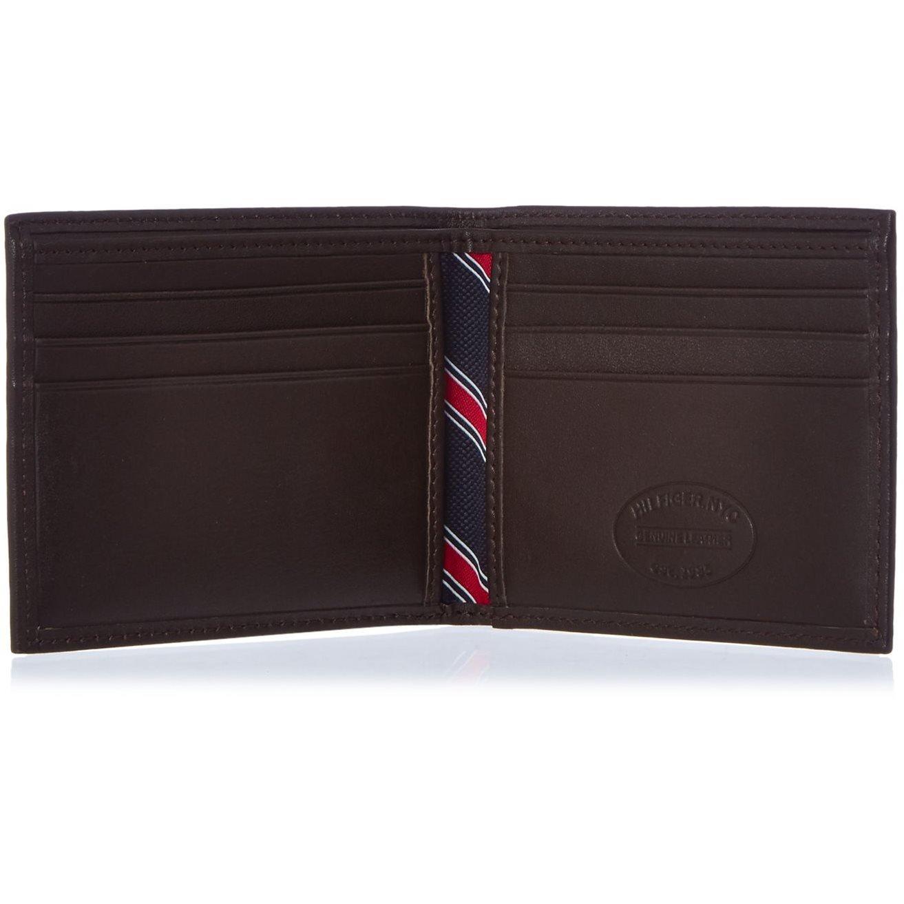 Brown - Tommy Hilfiger - Eton Bifold Leather Wallet - 3