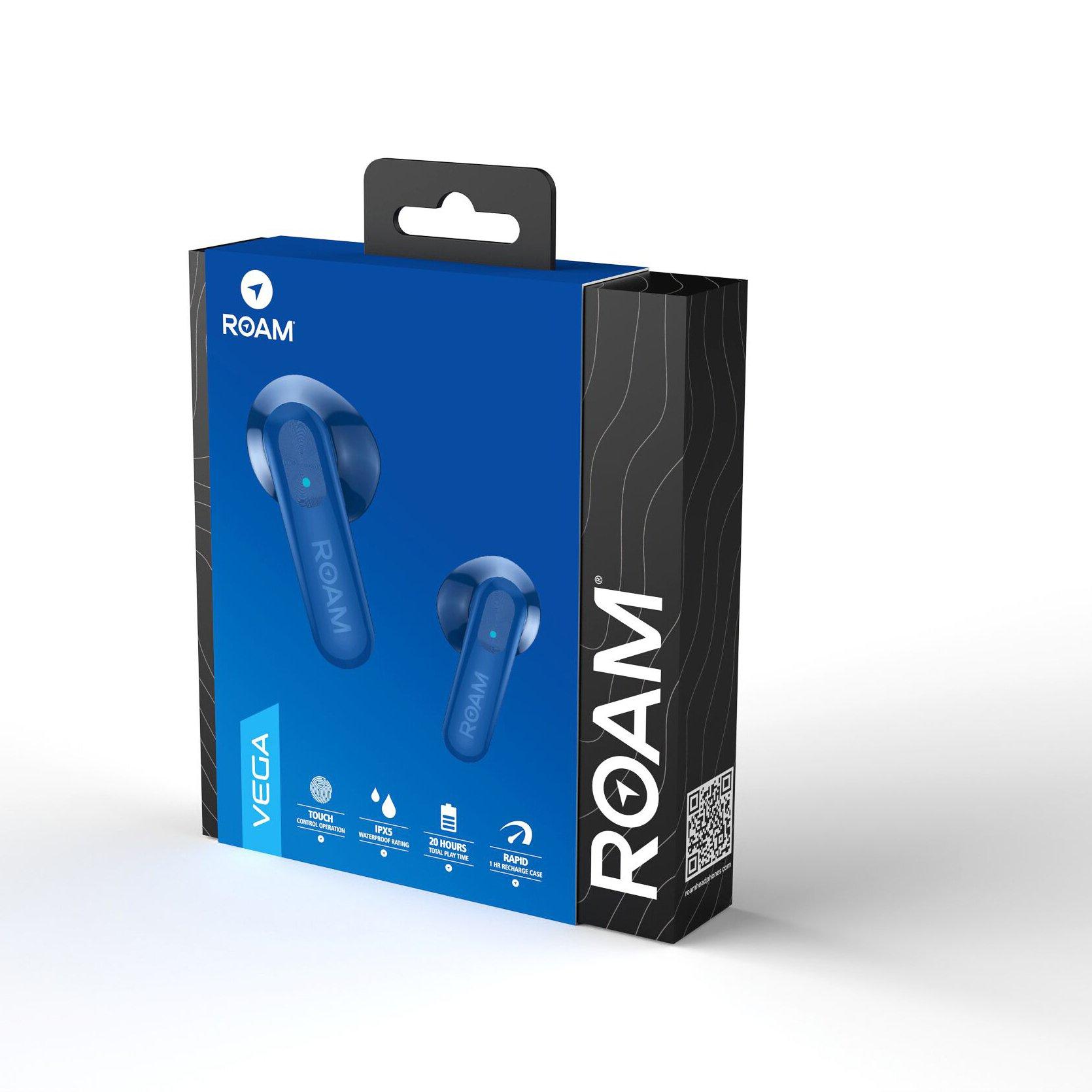 Blue - Roam - VEGA True Wireless Earbuds - 3