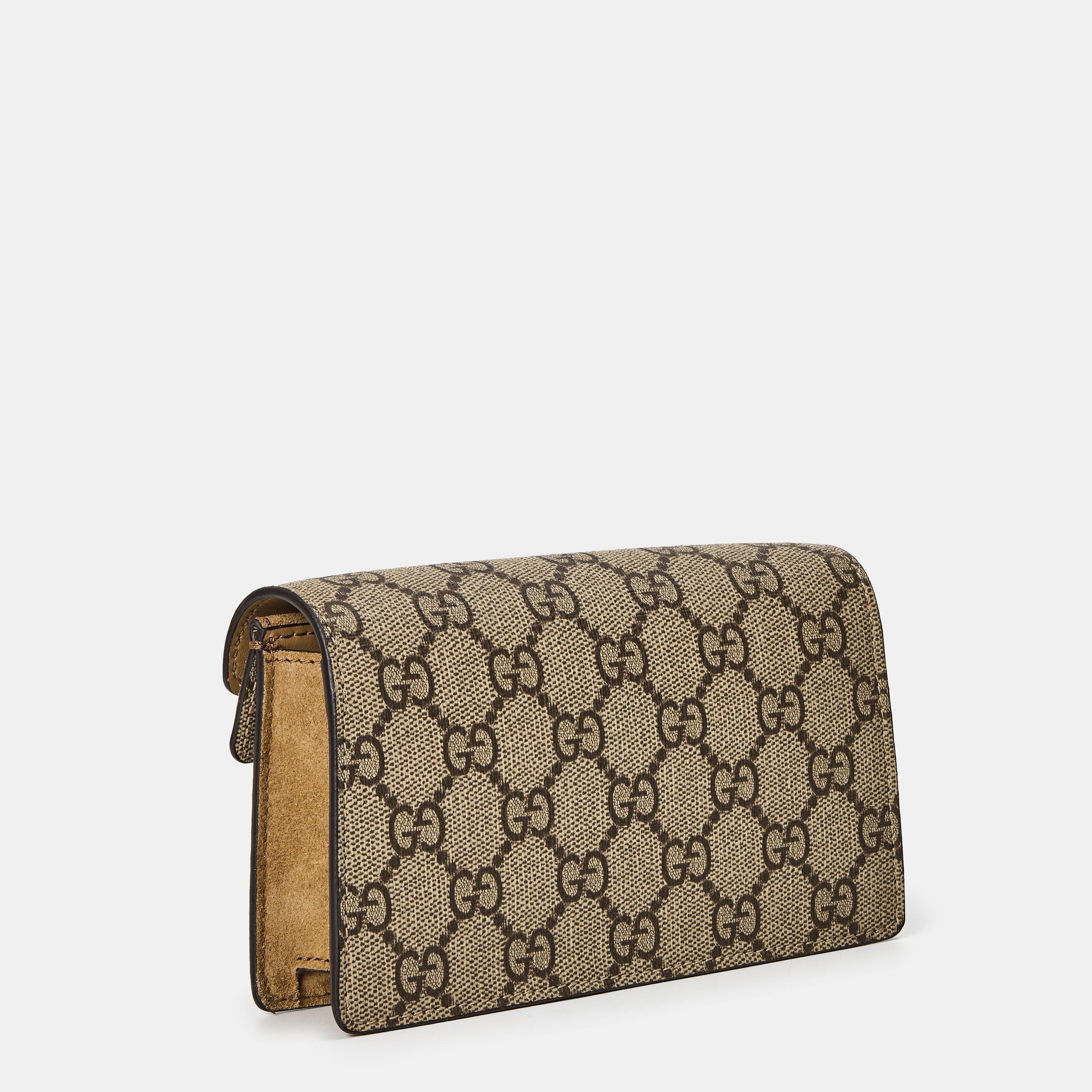 Beige - Gucci - Dionysus GG Supreme Super Mini Bag - 2