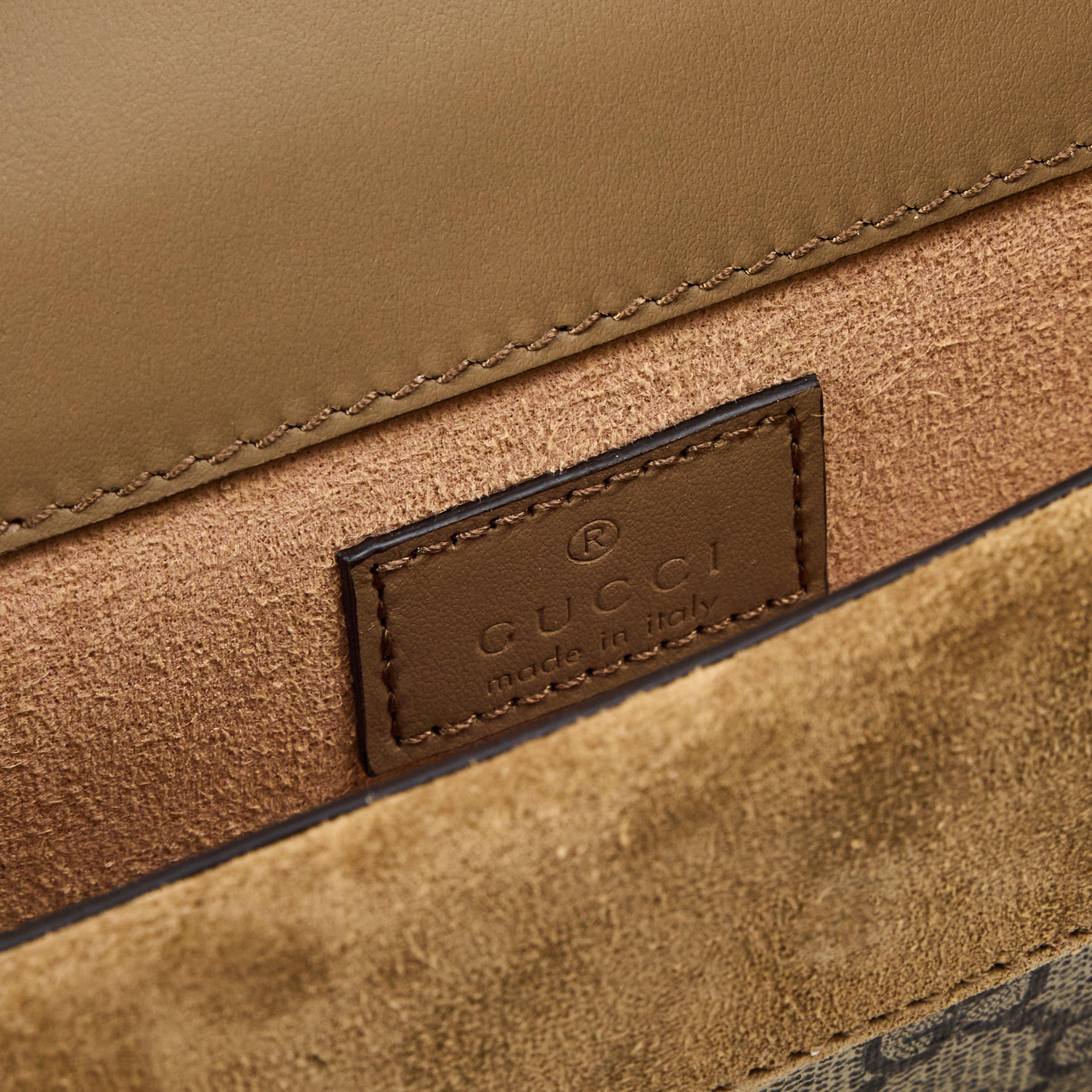 Beige - Gucci - Dionysus GG Supreme Super Mini Bag - 6