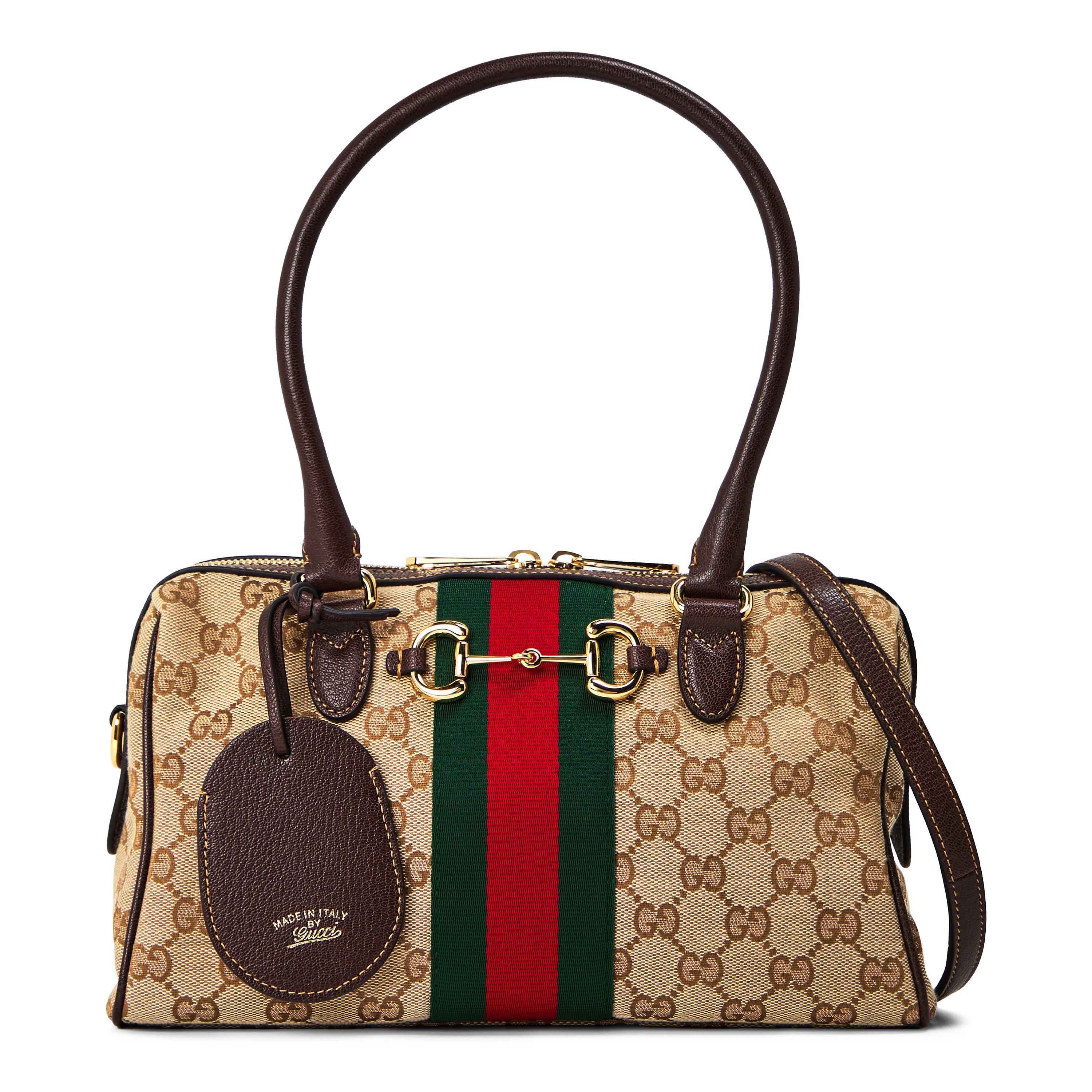 Vintage Sand - Gucci - Gucci Boston Cnvs Sm Ld63 - 1