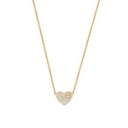 Michael Kors Cubic Zirconia Love Heart Pendant Necklace