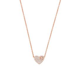 Michael Kors Cubic Zirconia Love Heart Pendant Necklace