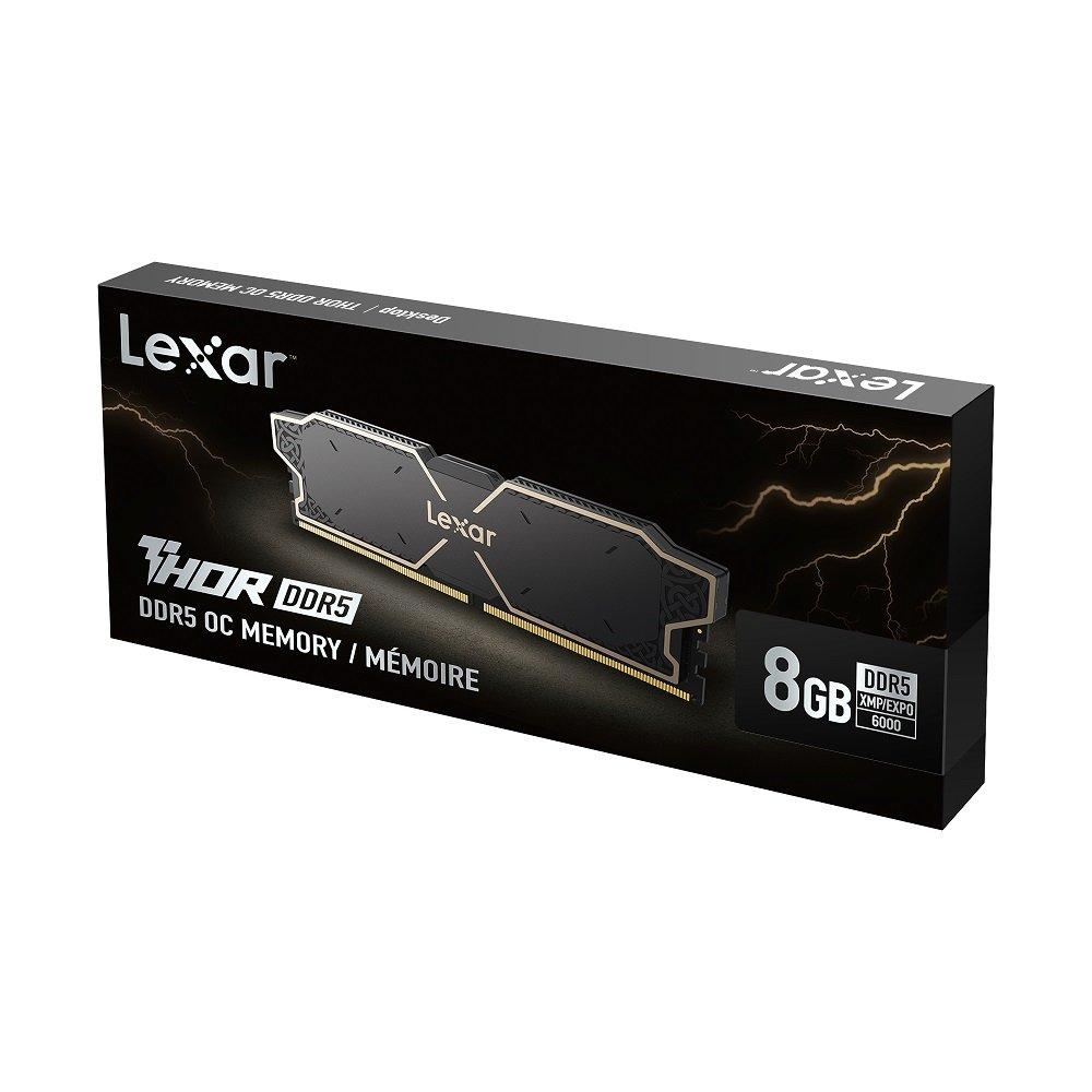 Black - Lexar - Lexar THOR RGB DDR5 - Desktop Memory 8GB - 1