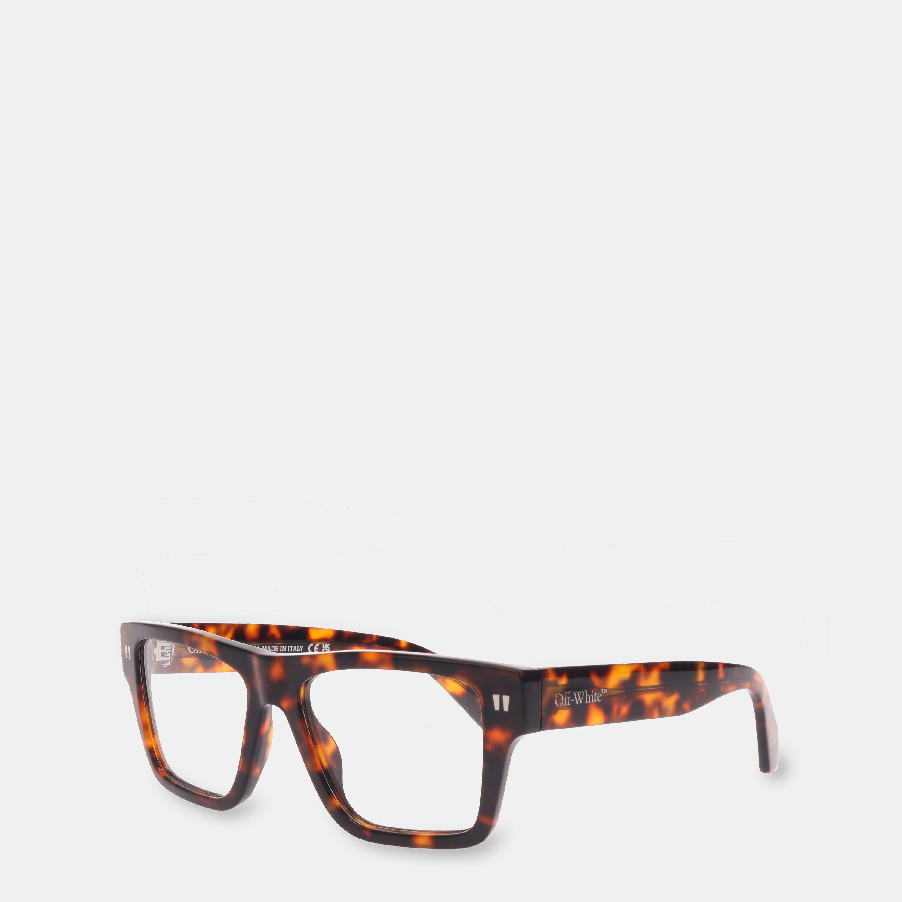 Off White Reading Glasses - Havana