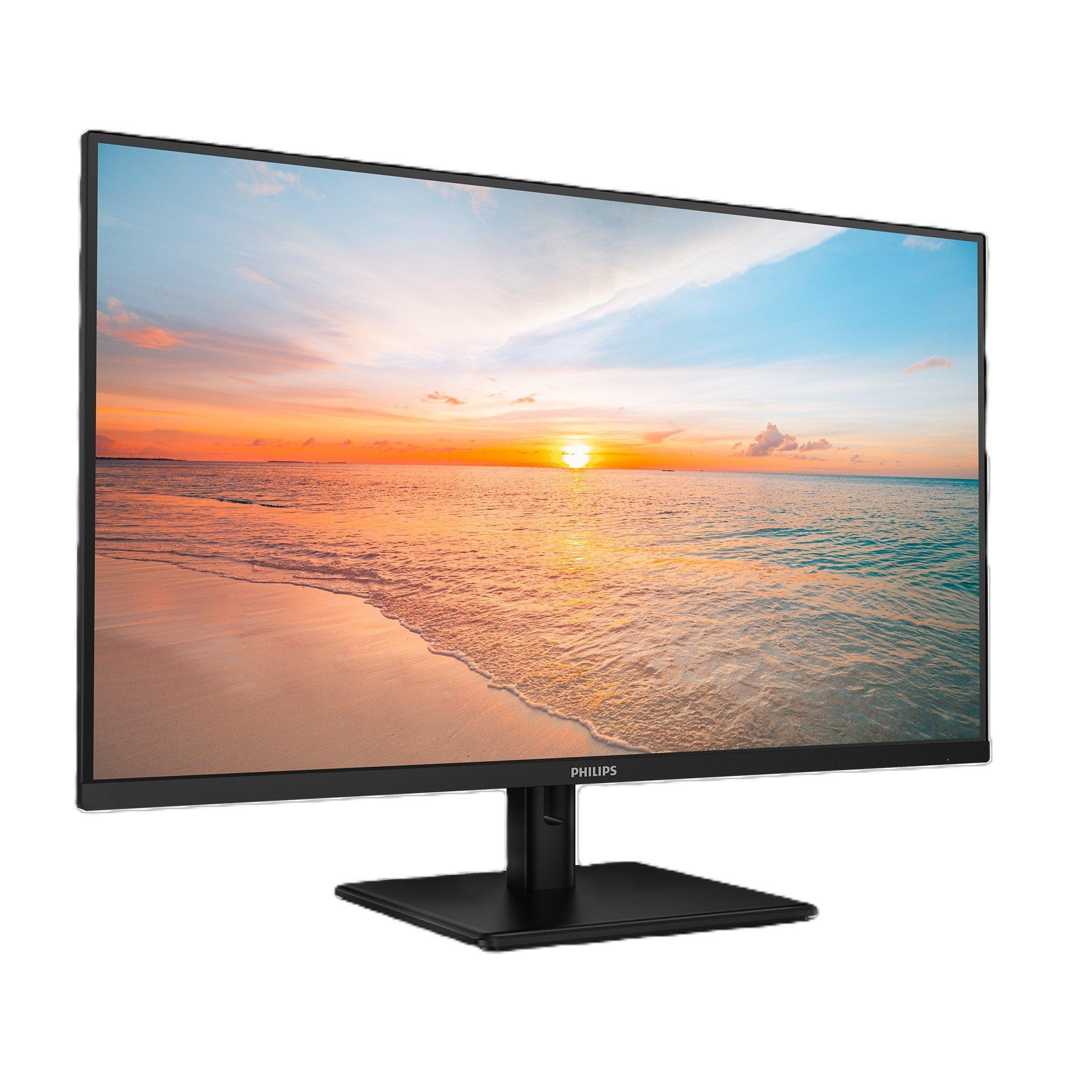 Black - Philips - Philips 32E1N1800LA 31.5 Inch VA 4K 60Hz Monitor - 3