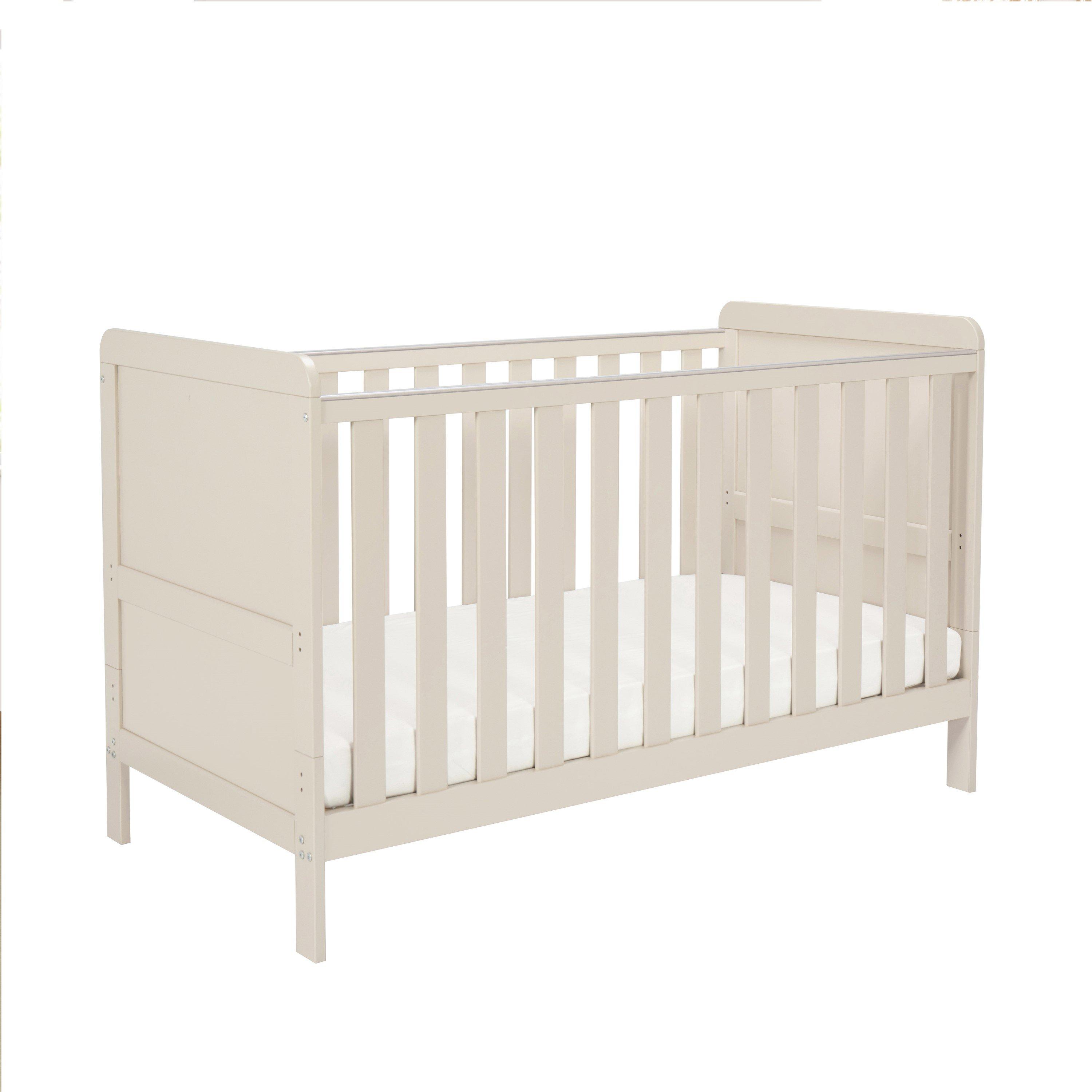 Babymore  Newborn Caro Urban Cot Bed - Cashmere - 70x140