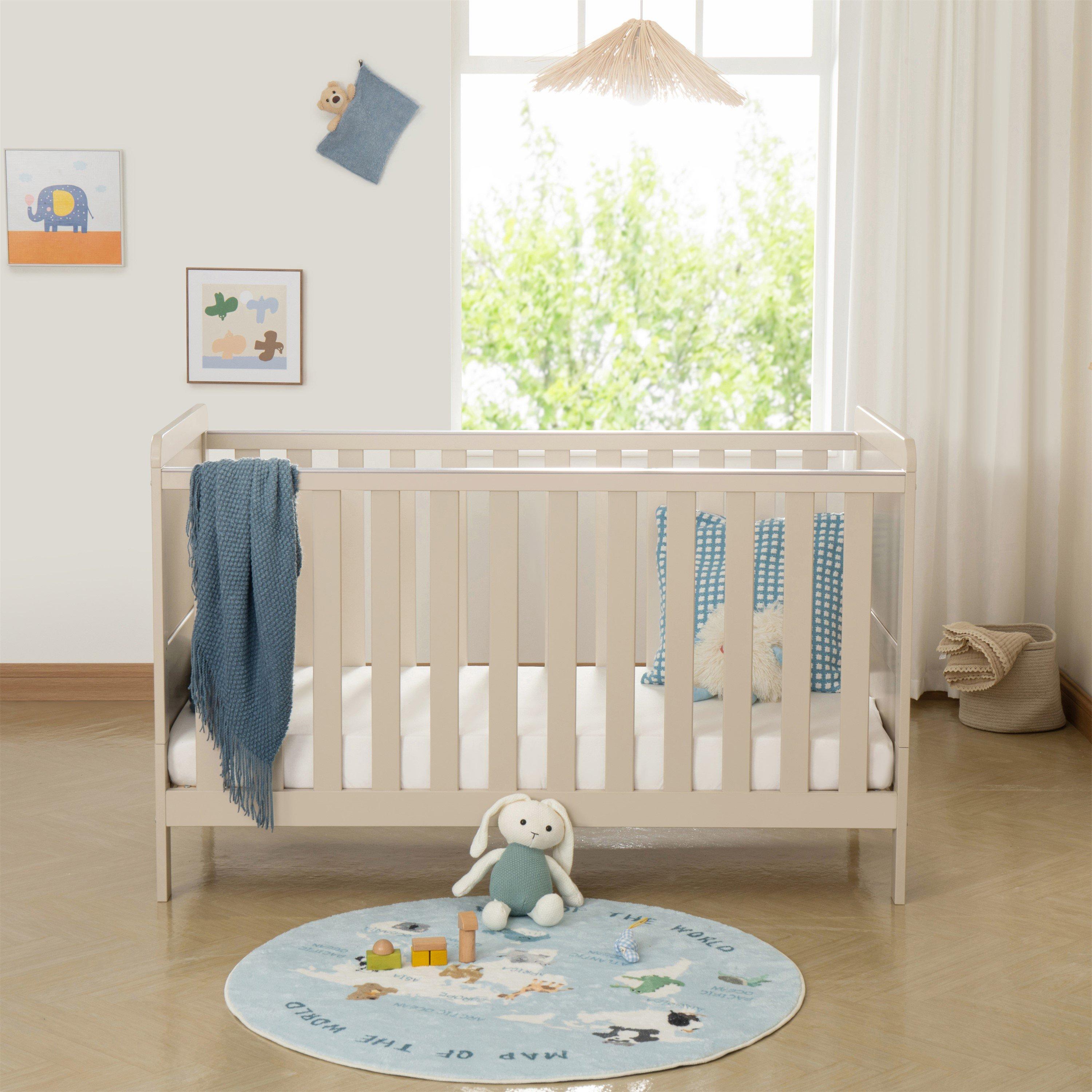 Cashmere - Babymore - Caro Urban Cot Bed - Cashmere - 3
