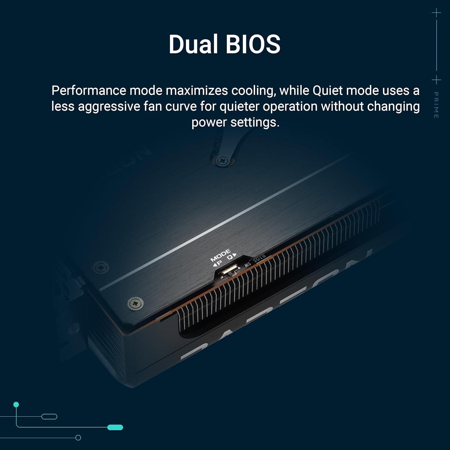 Black - ASUS - ASUS Prime Radeon RX 9070 OC Edition 16GB GDDR6 EVO Gaming Graphics Card - 5