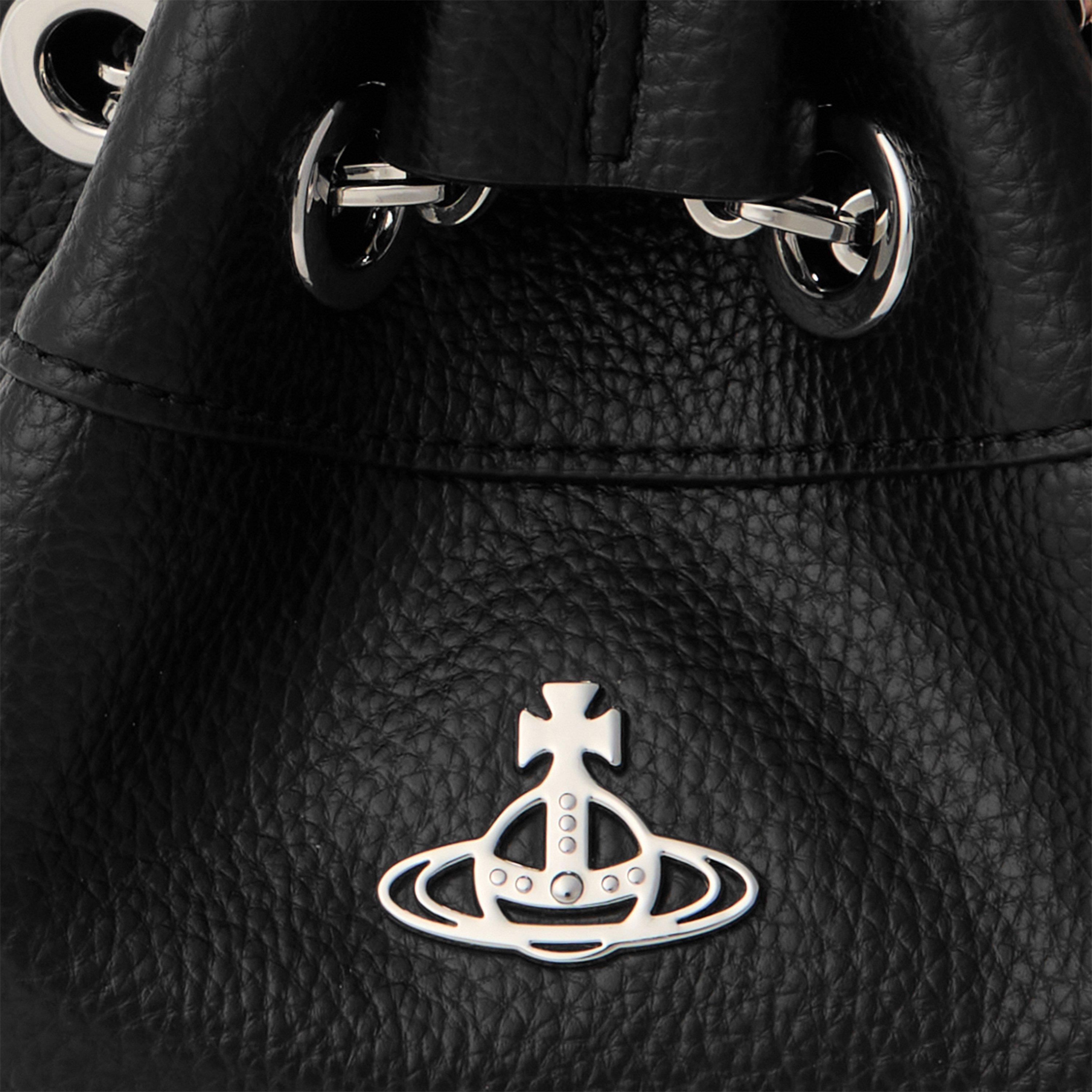 Black - Vivienne Westwood - Women's Viv Chrissy Small Bucket Bag - 4