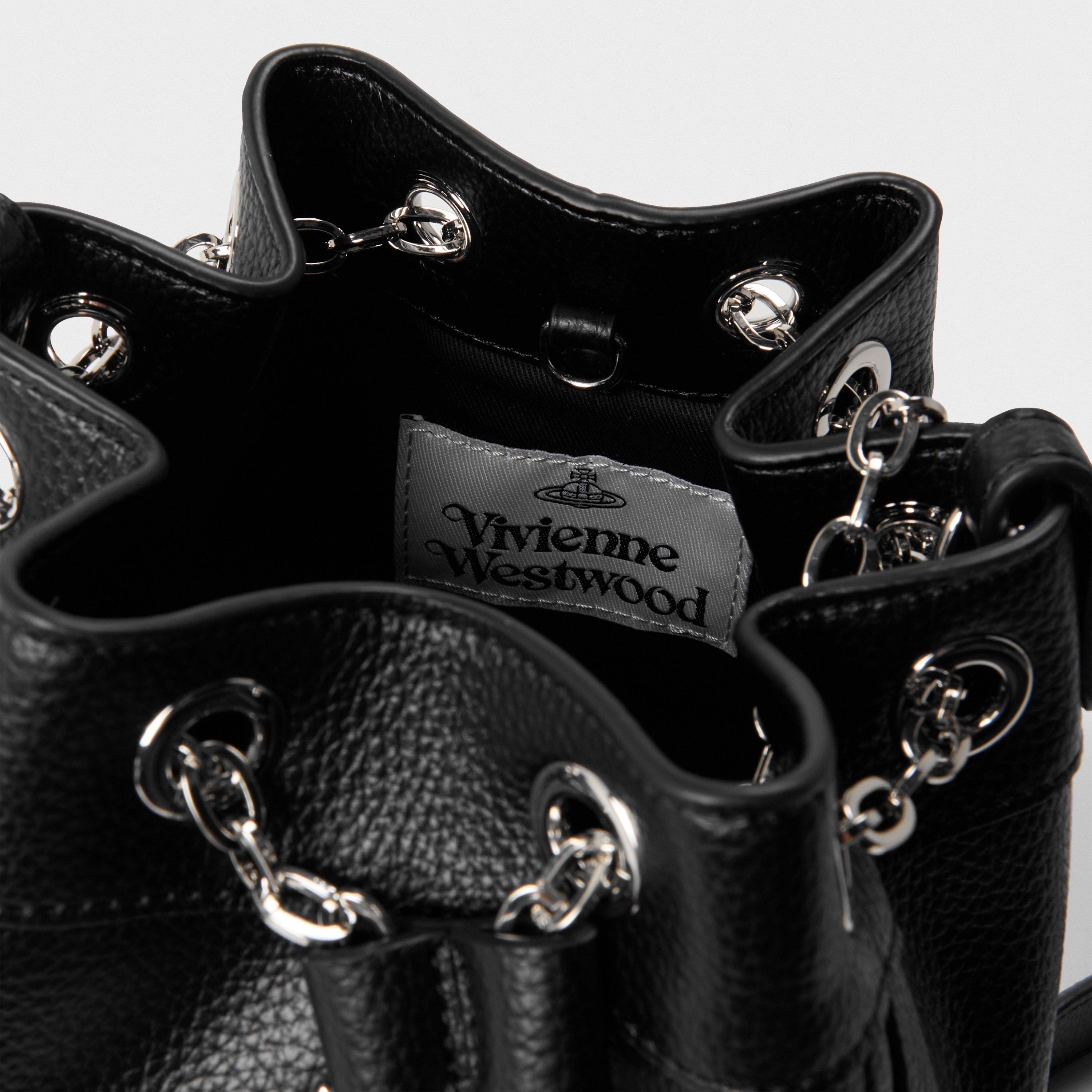 Black - Vivienne Westwood - Women's Viv Chrissy Small Bucket Bag - 5