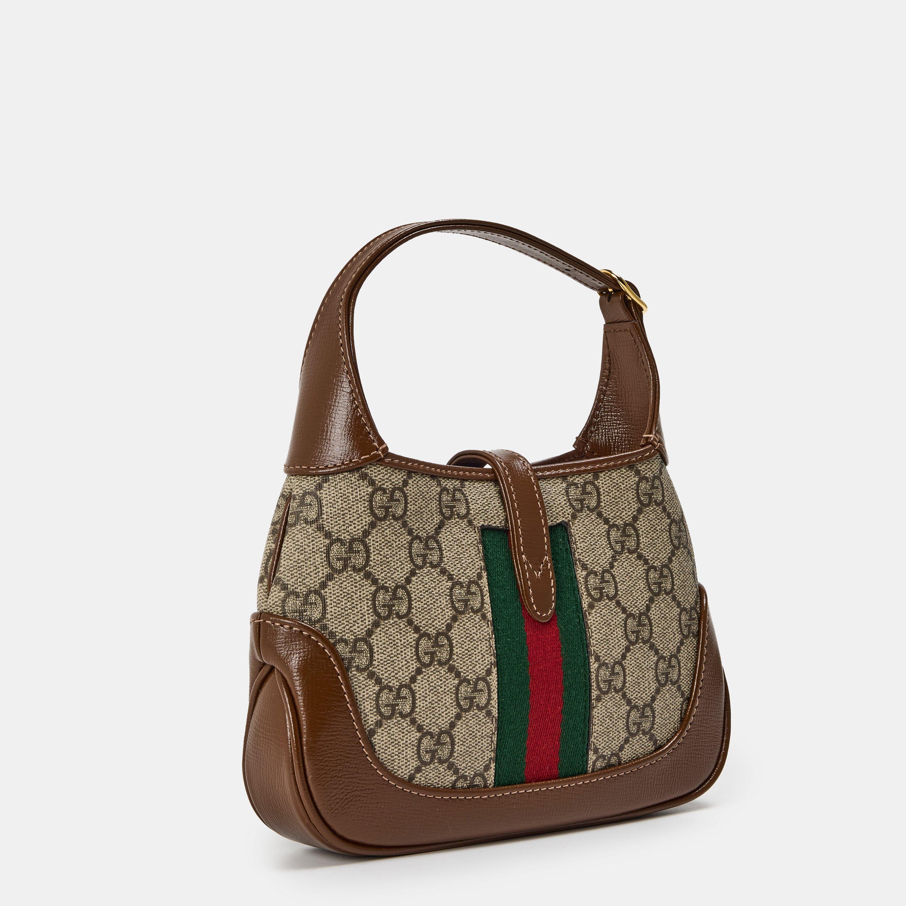 Ebony/Brown - Gucci - Jackie 1961 Mini Shoulder Bag - 2