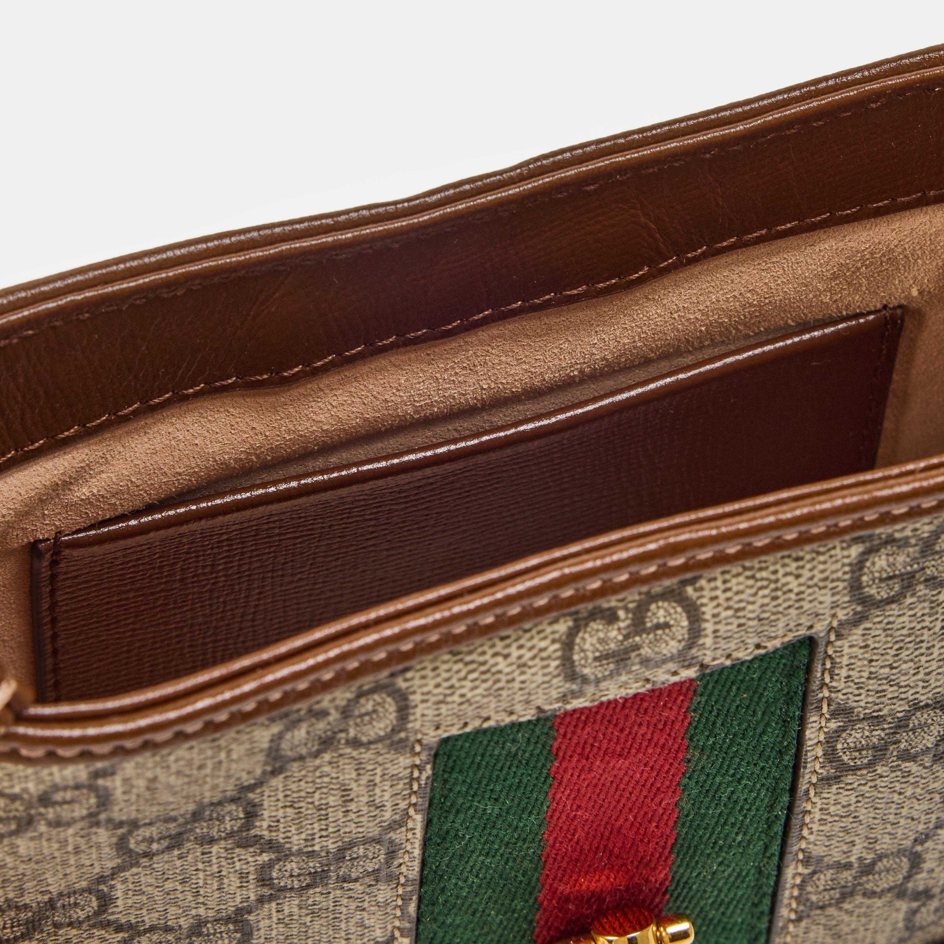 Ebony/Brown - Gucci - Jackie 1961 Mini Shoulder Bag - 5