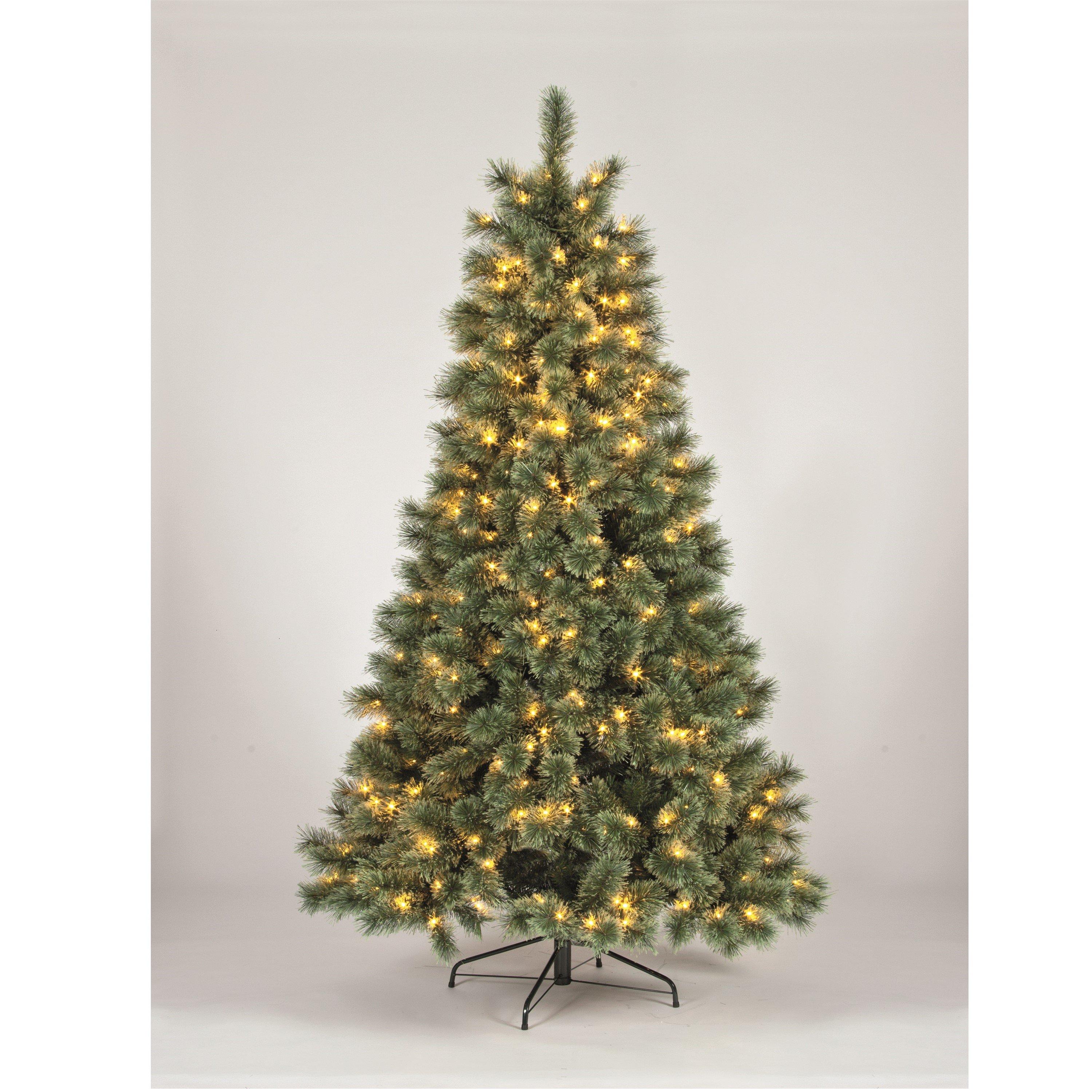Green - Snowtime - LED Lit Arcadia Cashmere Tree