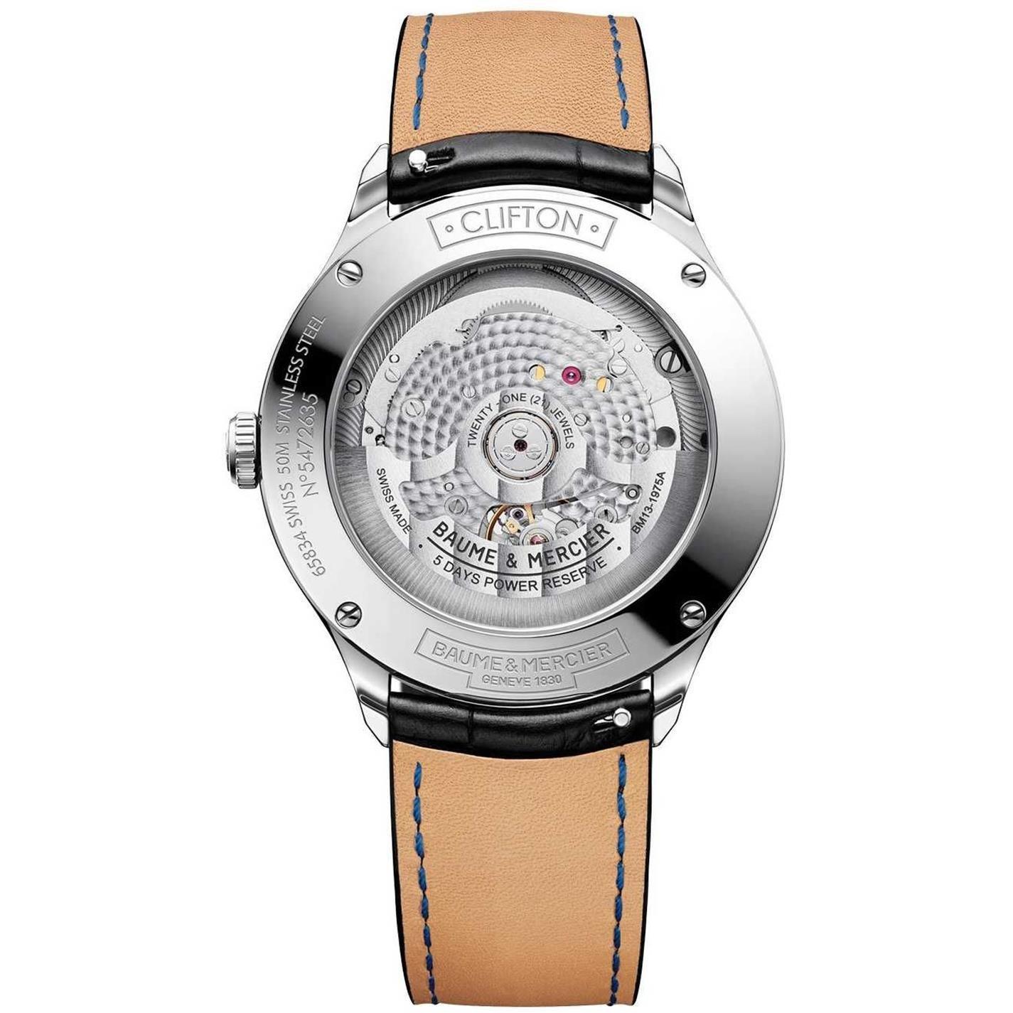 Black - Baume and Mercier - Clifton Baumatic Watch - 3