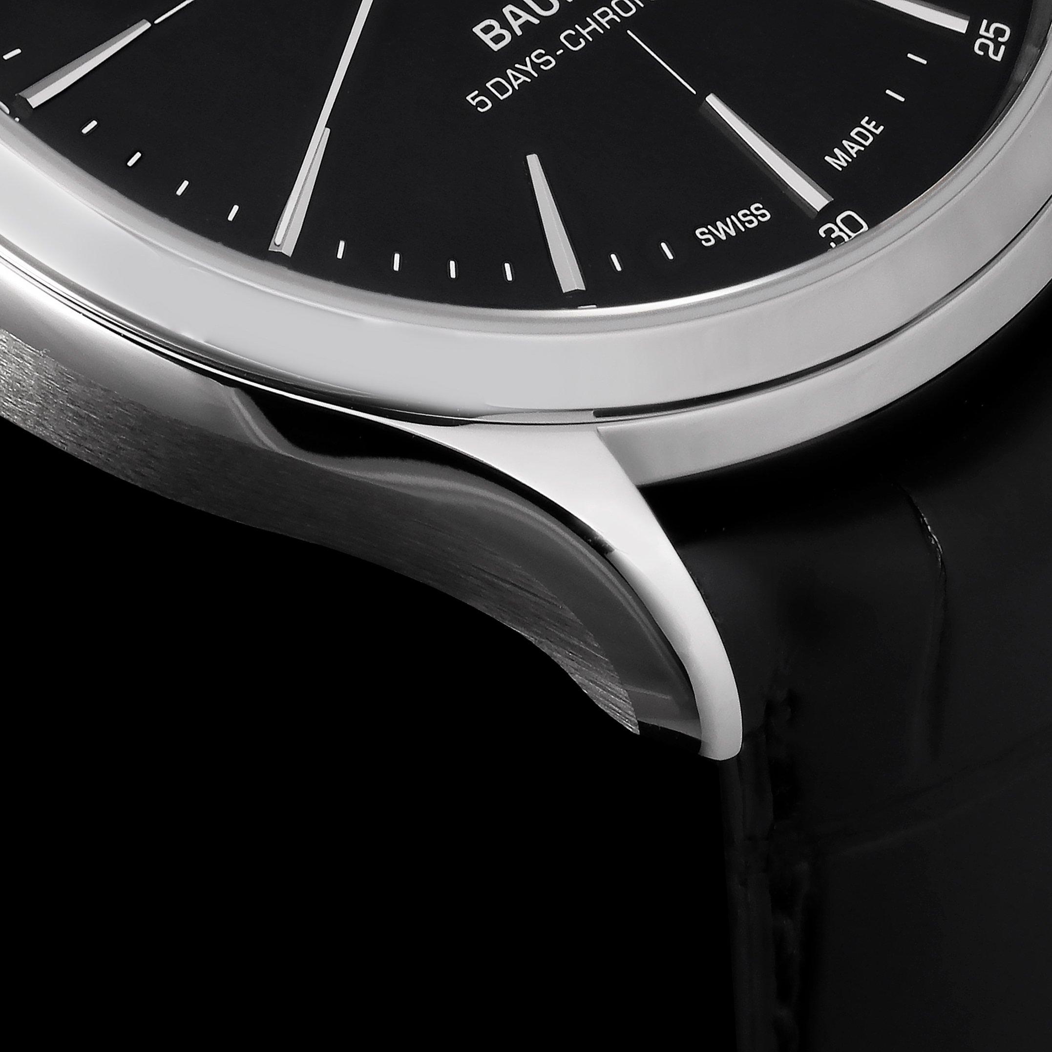 Black - Baume and Mercier - Clifton Baumatic Watch - 8