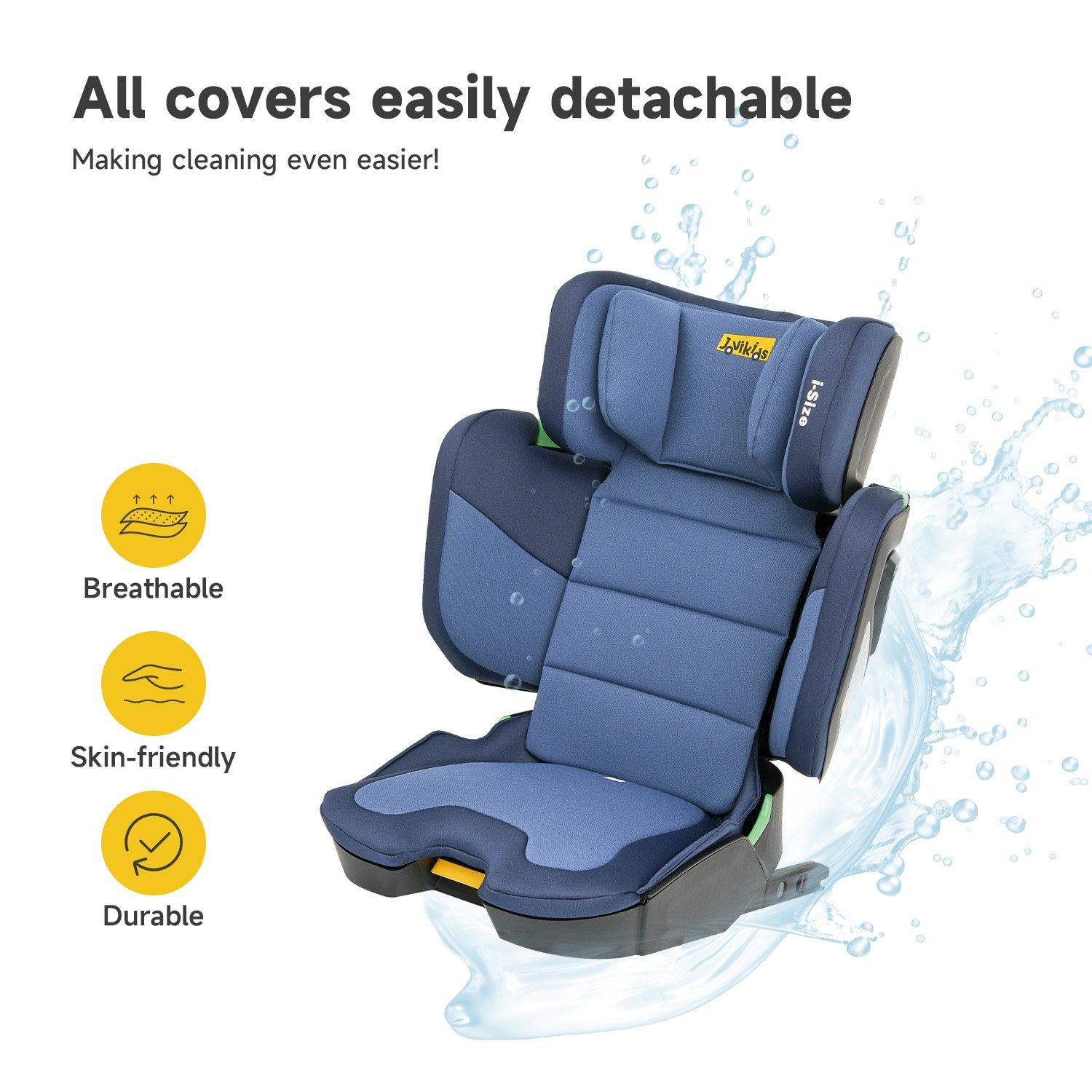 Blue - JoviKids - JoviKids Rober Folding Booster Car Seat - Blue - 12