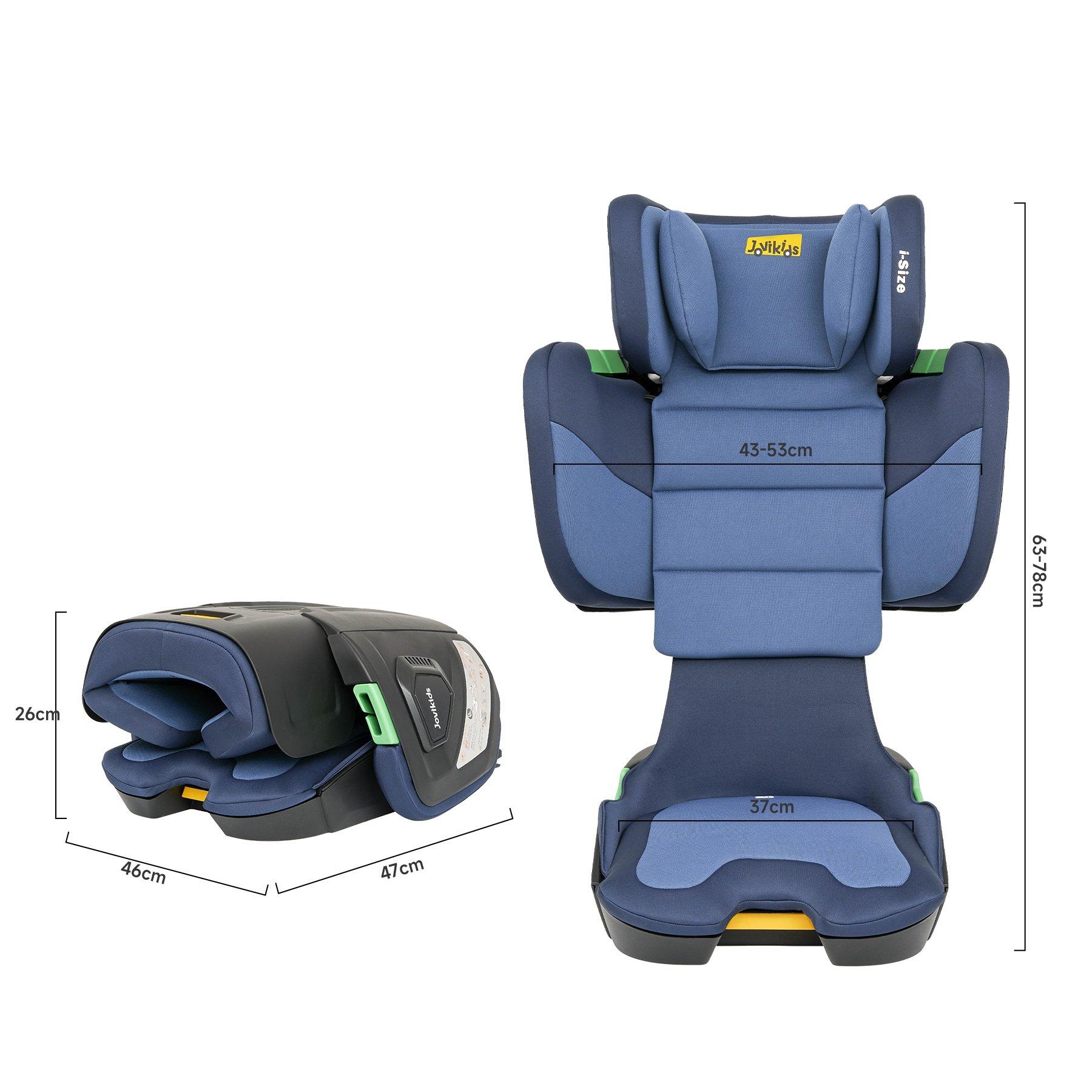 Blue - JoviKids - JoviKids Rober Folding Booster Car Seat - Blue - 7