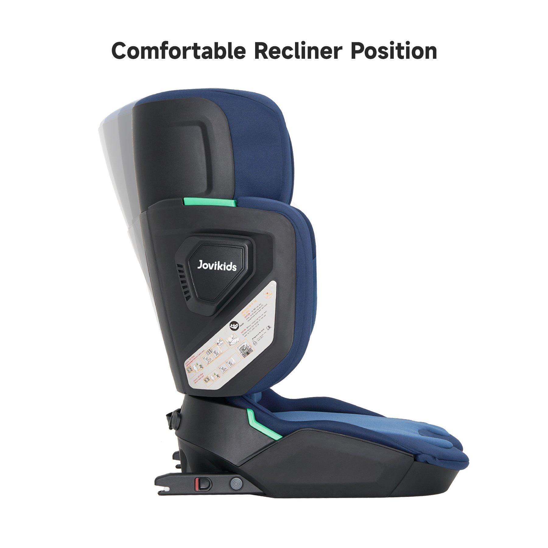 Blue - JoviKids - JoviKids Rober Folding Booster Car Seat - Blue - 8