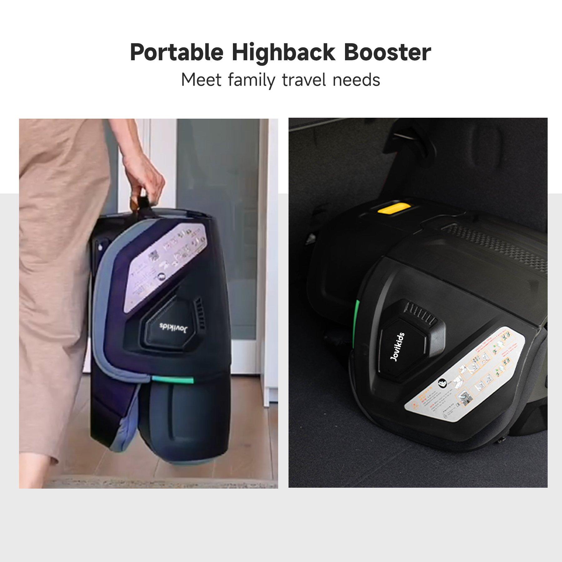 Blue - JoviKids - JoviKids Rober Folding Booster Car Seat - Blue - 9