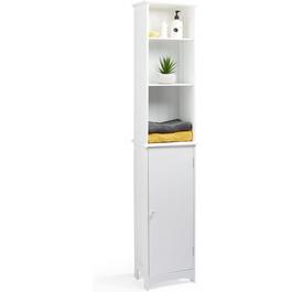 VonHaus VonHaus Tall Bathroom Cabinet - White - Holbrook