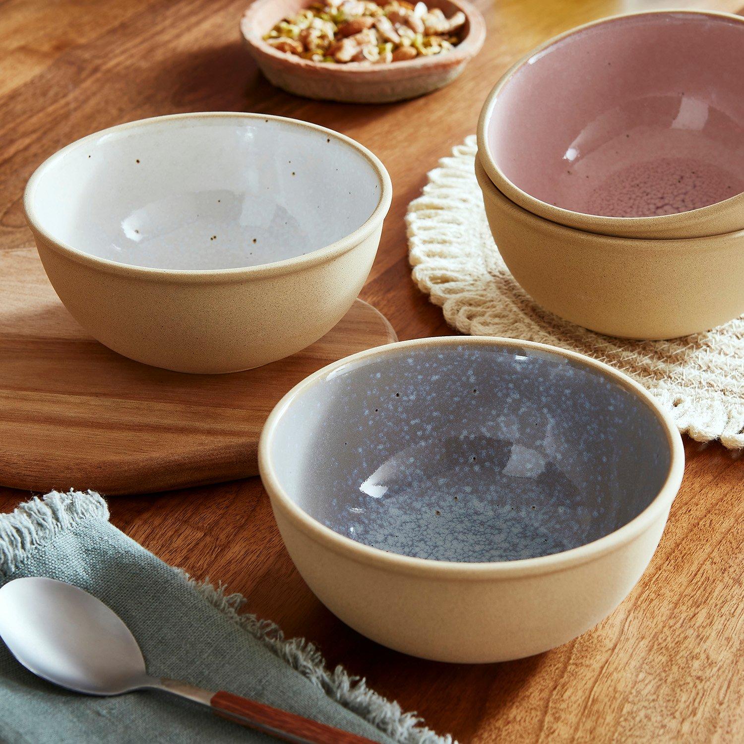 Portmeirion  Minerals Set Of 4 Medium Bowls - Aquamarine