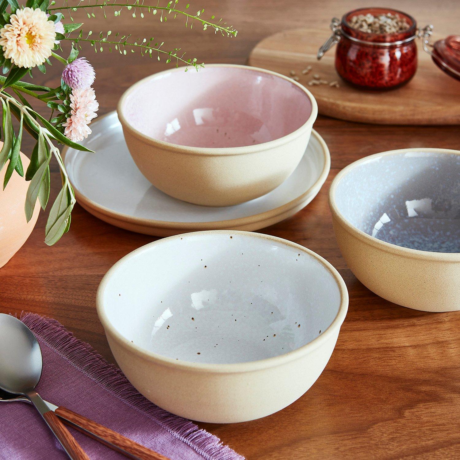 Portmeirion  Minerals Set Of 4 Medium Bowls - Moonstone