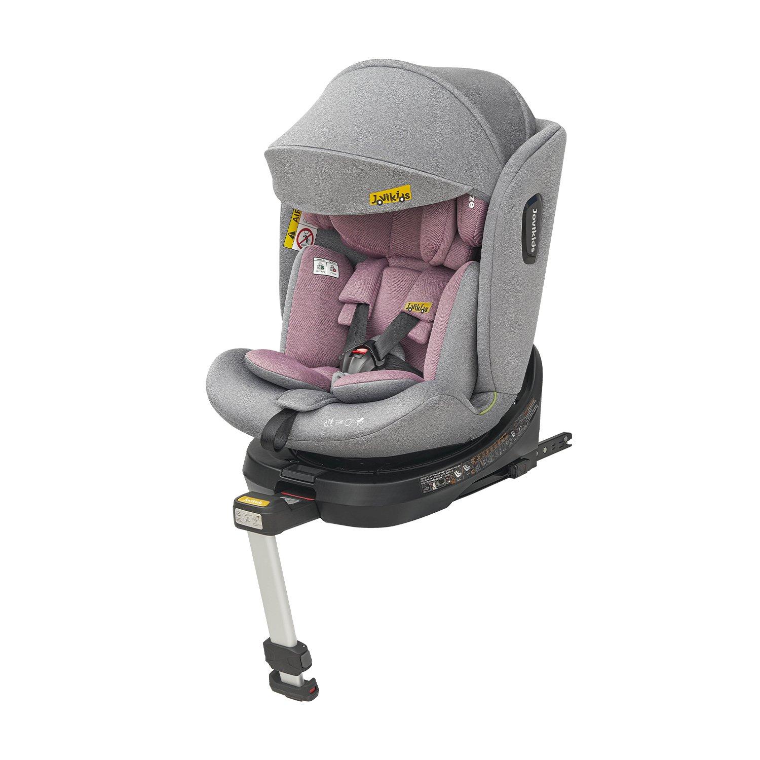Pink - JoviKids - JoviKids Ranger Spin Car Seat - Pink - 1