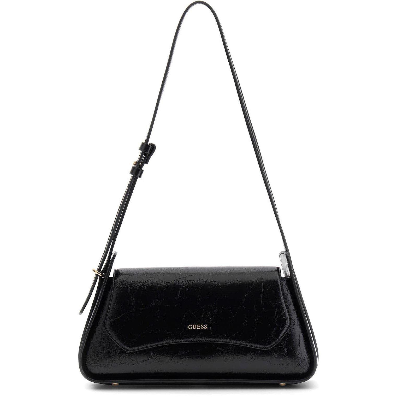 Black - Guess - Women's Xena Flap Shoulder Bag - 1