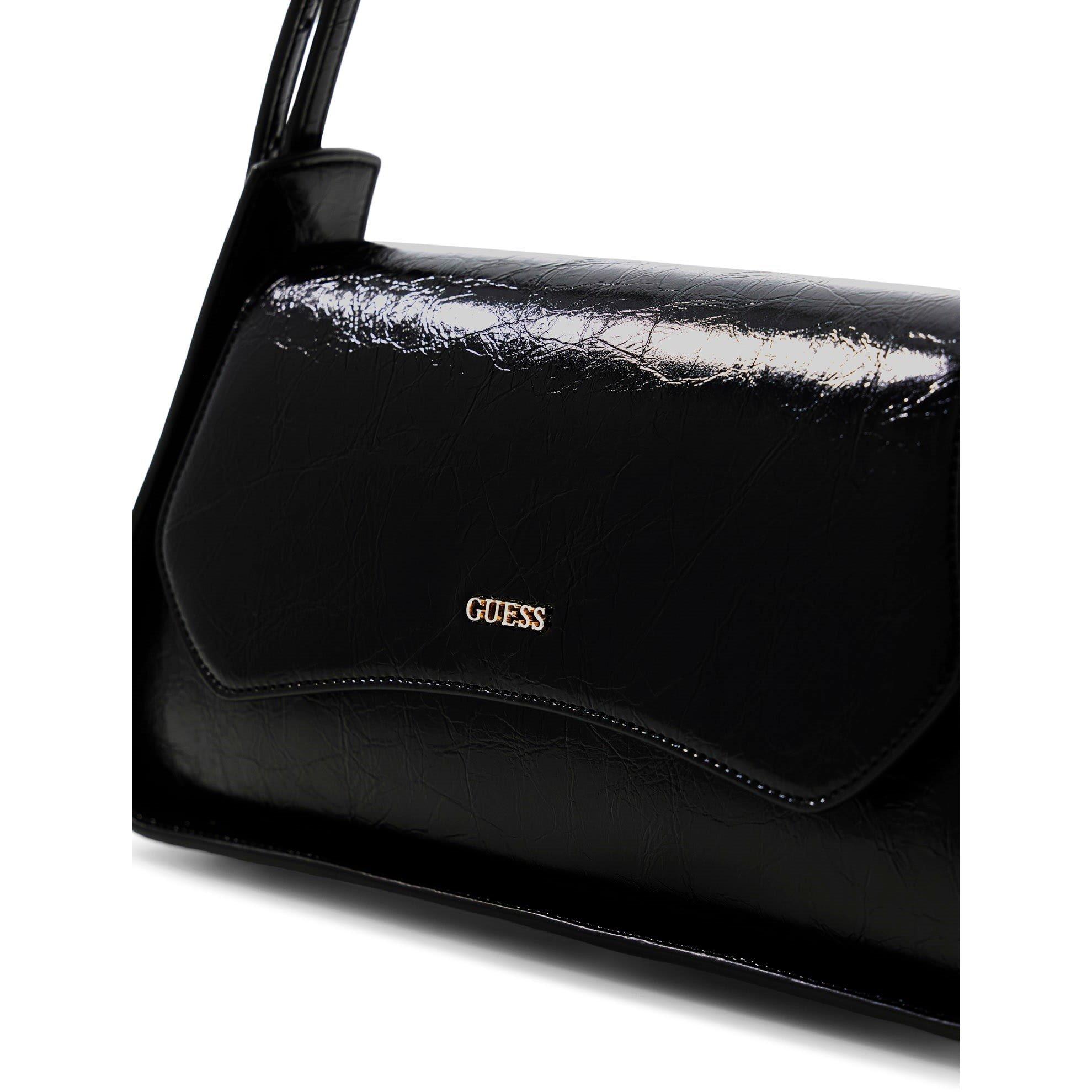 Black - Guess - Women's Xena Flap Shoulder Bag - 3