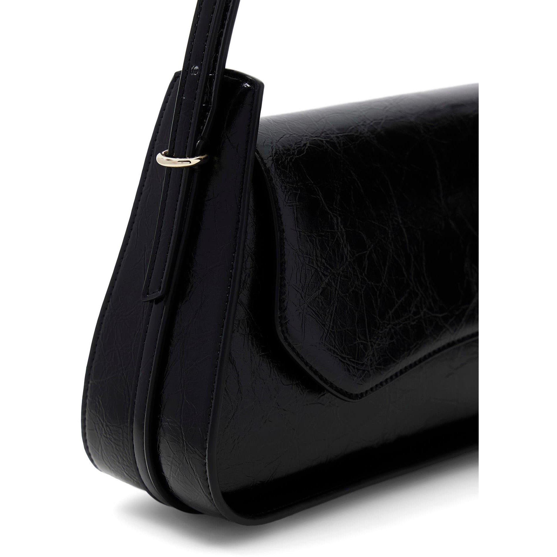 Black - Guess - Women's Xena Flap Shoulder Bag - 4