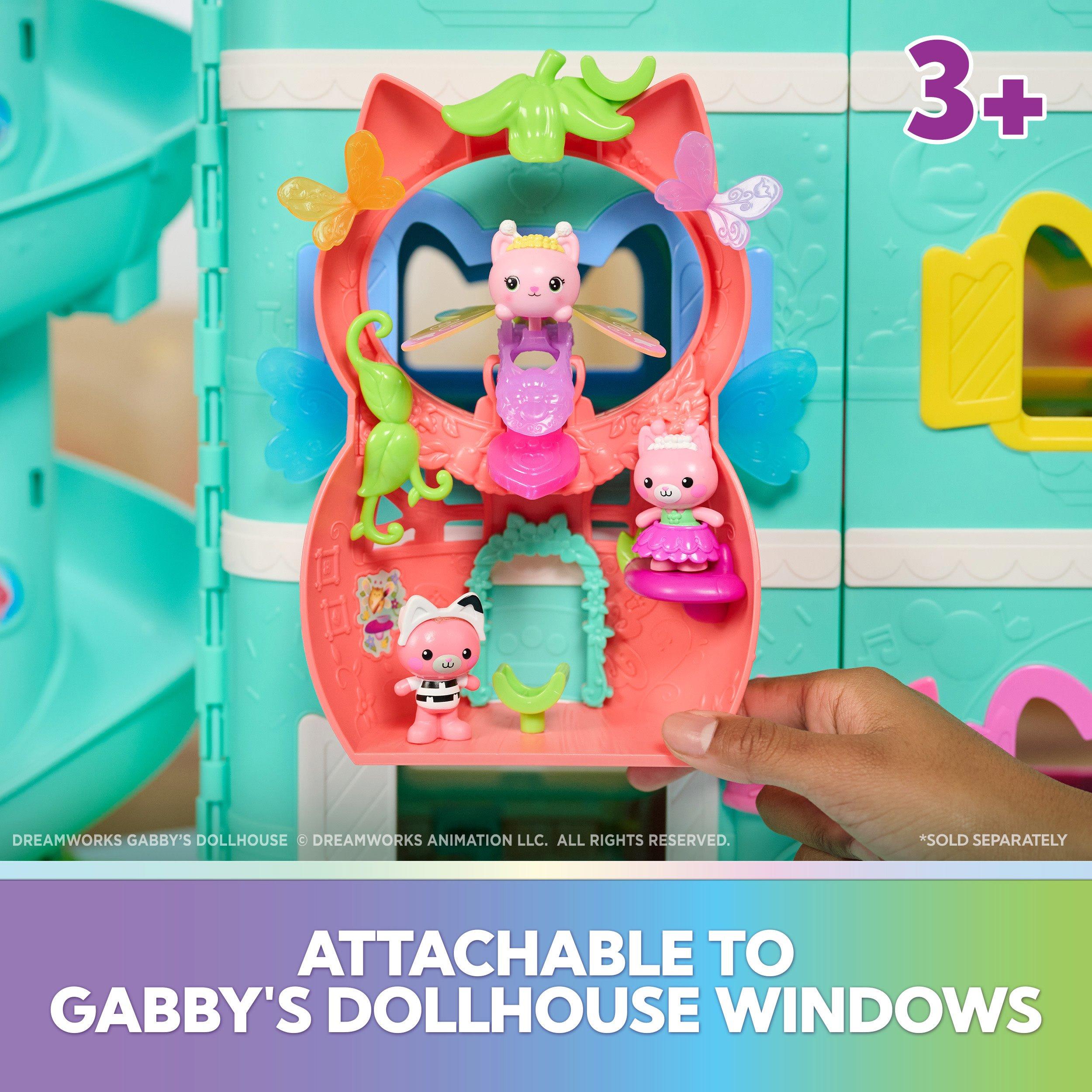 Meerkleurig - Gabbys Dollhouse - Gabbys Dollhouse Kitty Fairy’s Flutter-riffic Playset - 7