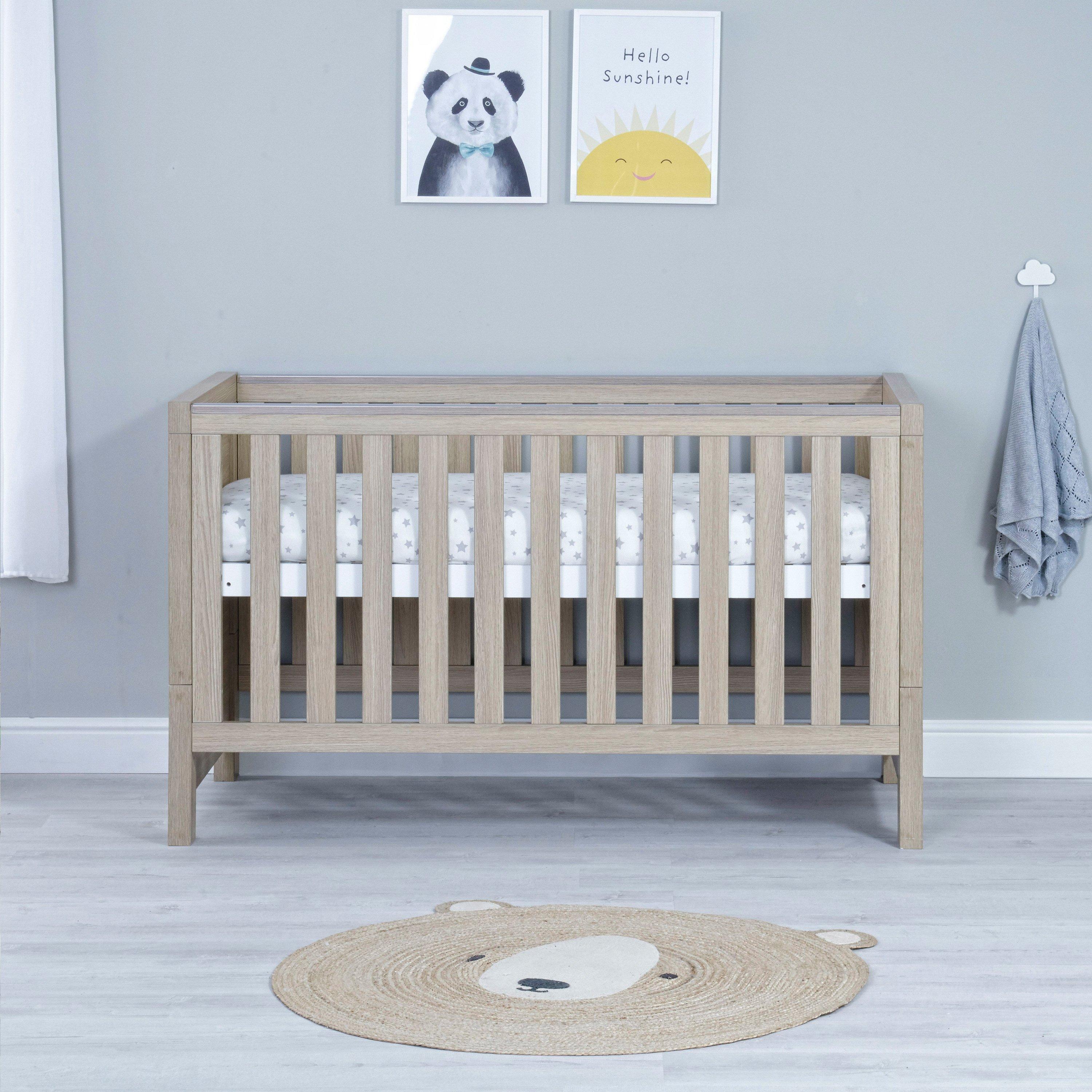 Oak - Babymore - Luno 2 Piece Room Set - Oak - 5