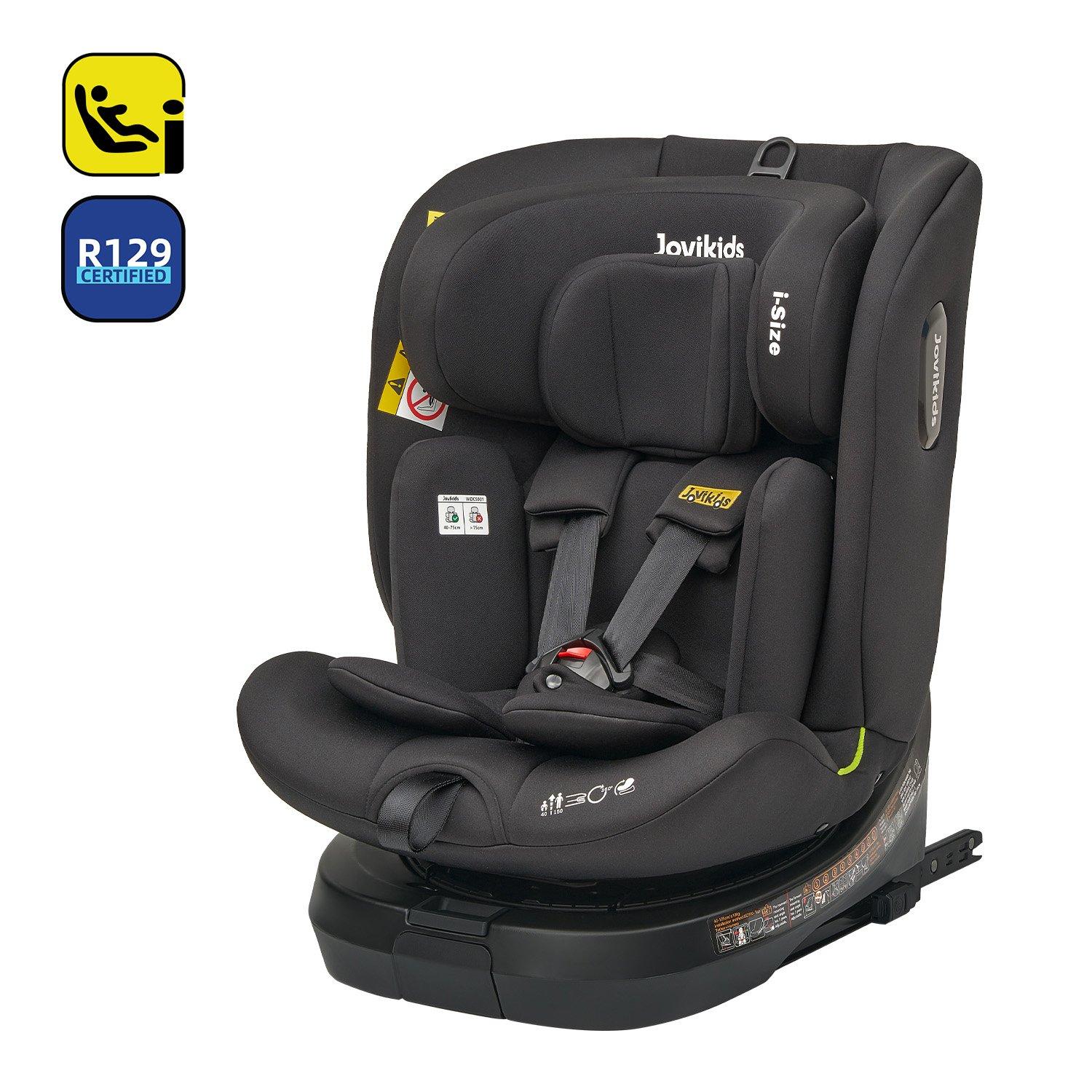 Black - JoviKids - JoviKids Ranger TT Spin Car Seat - Black - 1